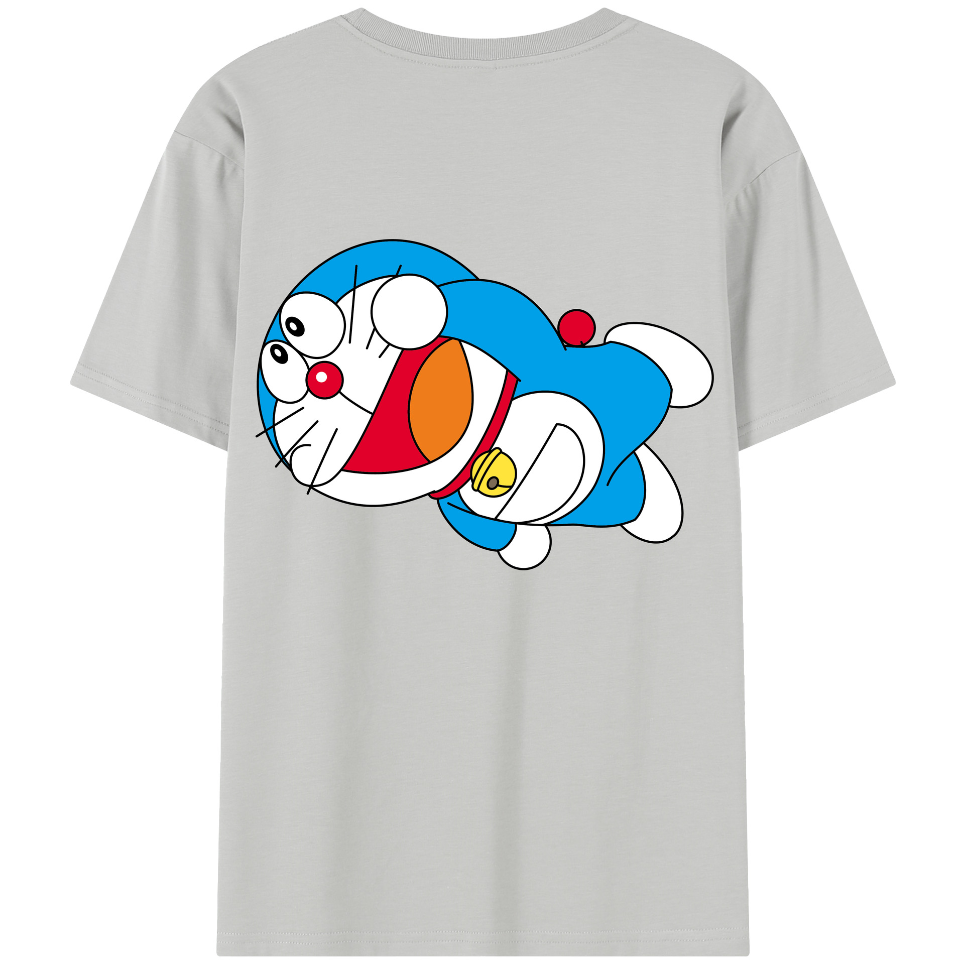（画像用） ドラえもん Doraemon 綿100％半袖Tシャツ（背面プリント）