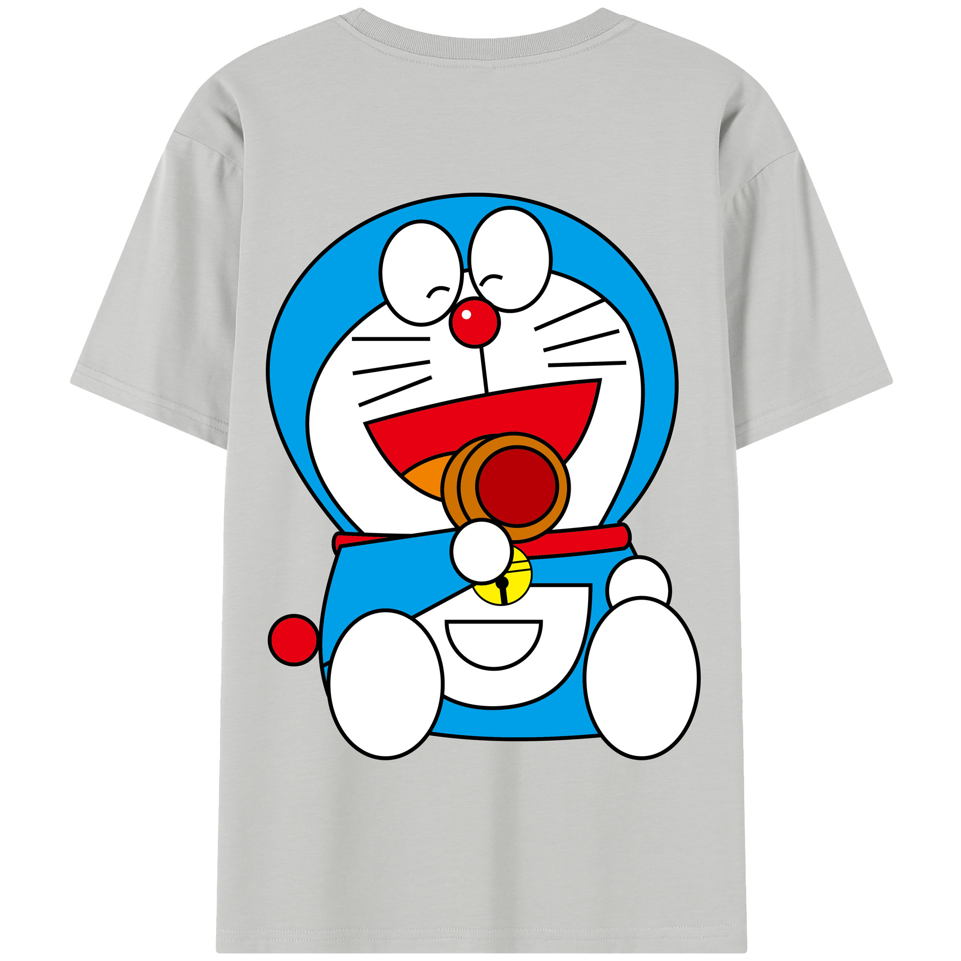 （画像用） ドラえもん Doraemon 綿100％半袖Tシャツ（背面プリント）
