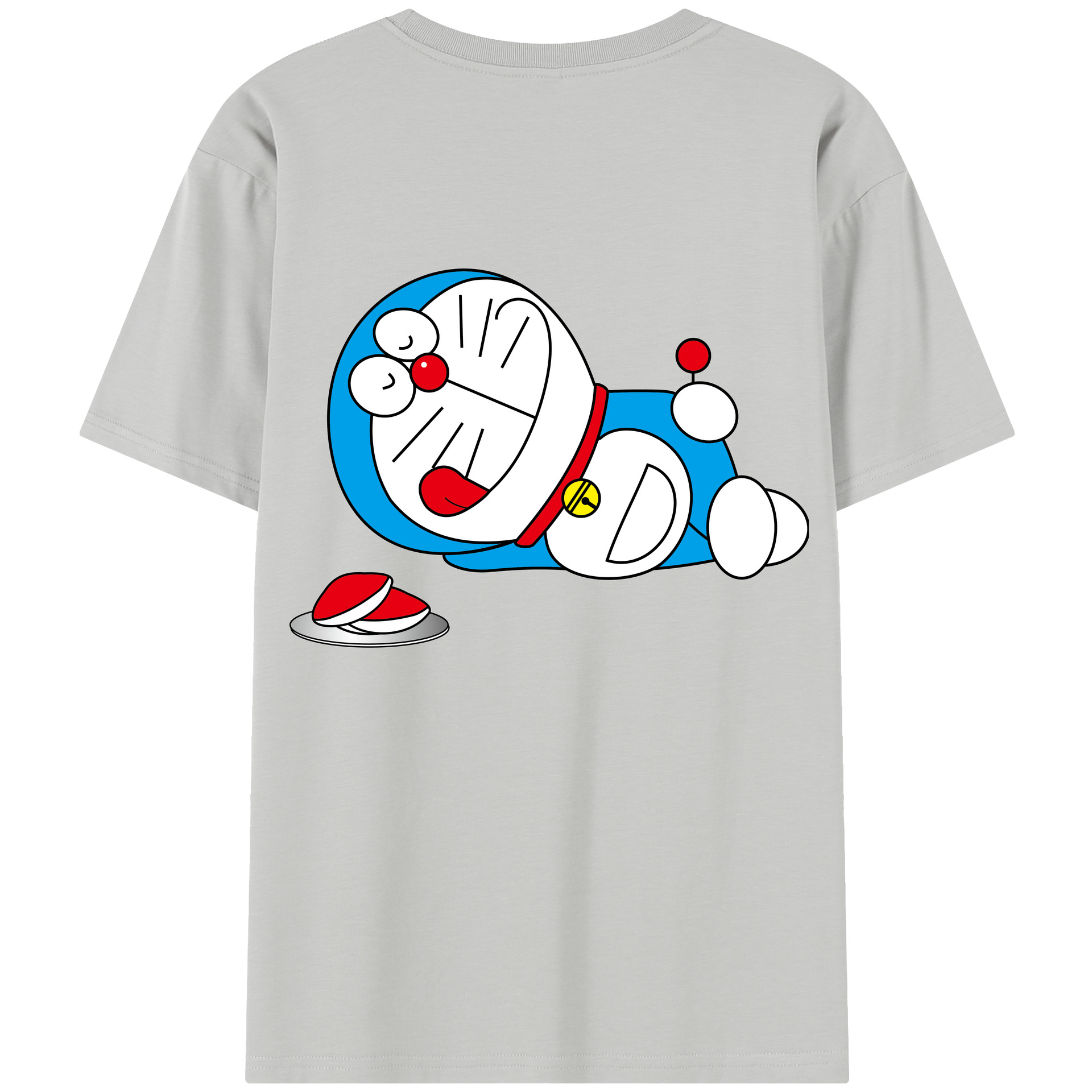 （画像用） ドラえもん Doraemon 綿100％半袖Tシャツ（背面プリント）
