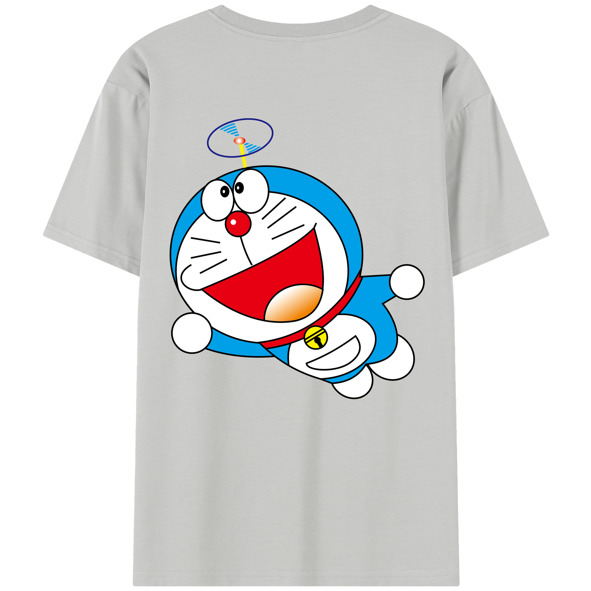 （画像用） ドラえもん Doraemon 綿100％半袖Tシャツ（背面プリント）