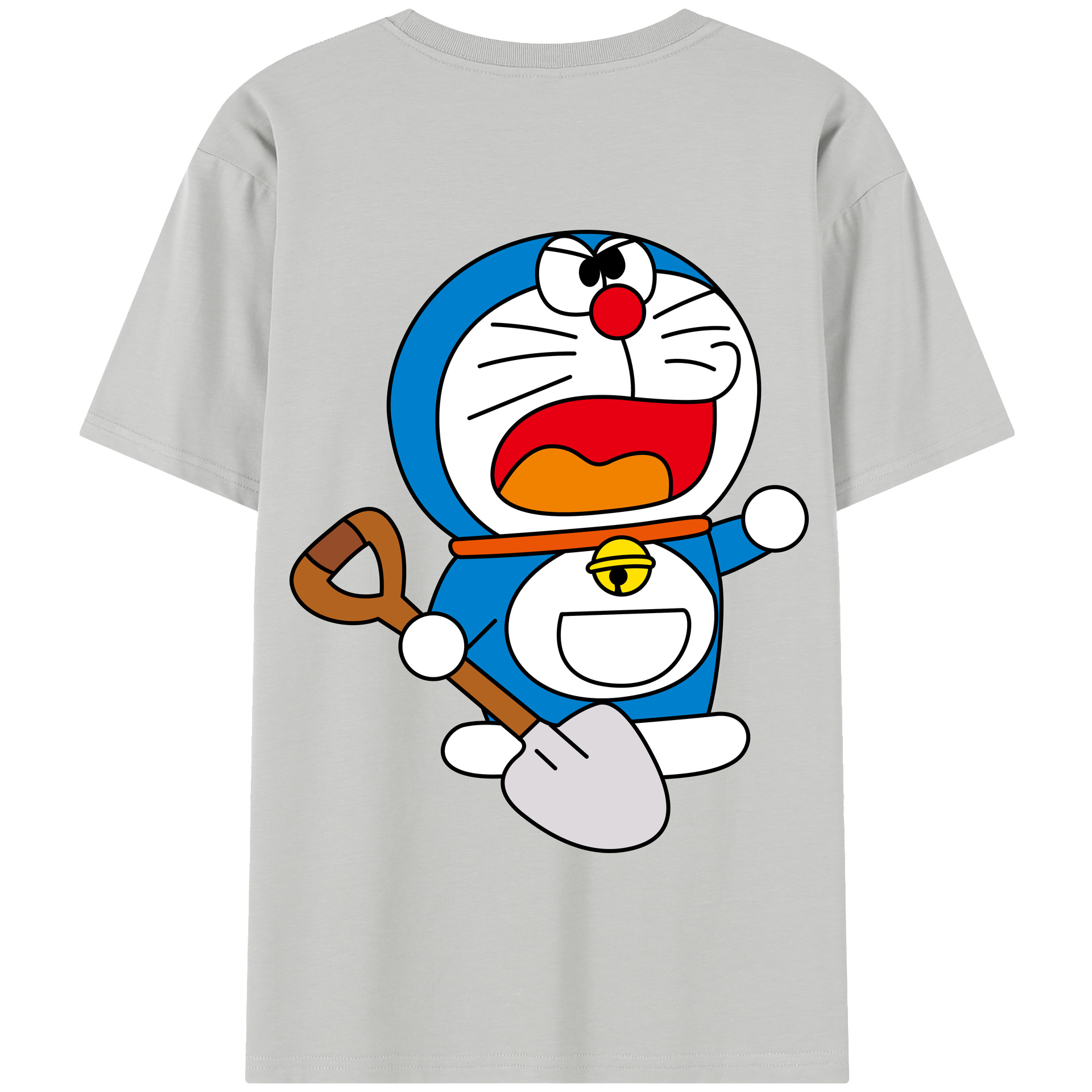 （画像用） ドラえもん Doraemon 綿100％半袖Tシャツ（背面プリント）