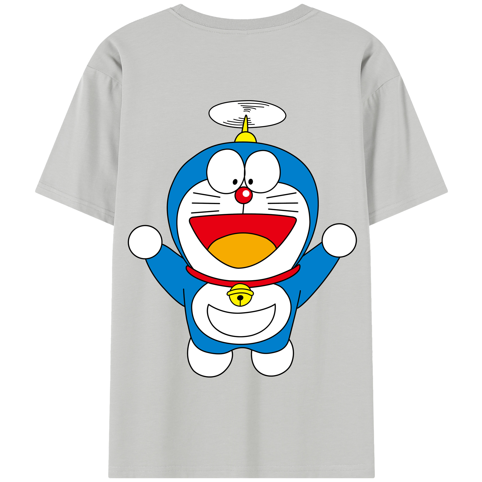 （画像用） ドラえもん Doraemon 綿100％半袖Tシャツ（背面プリント）
