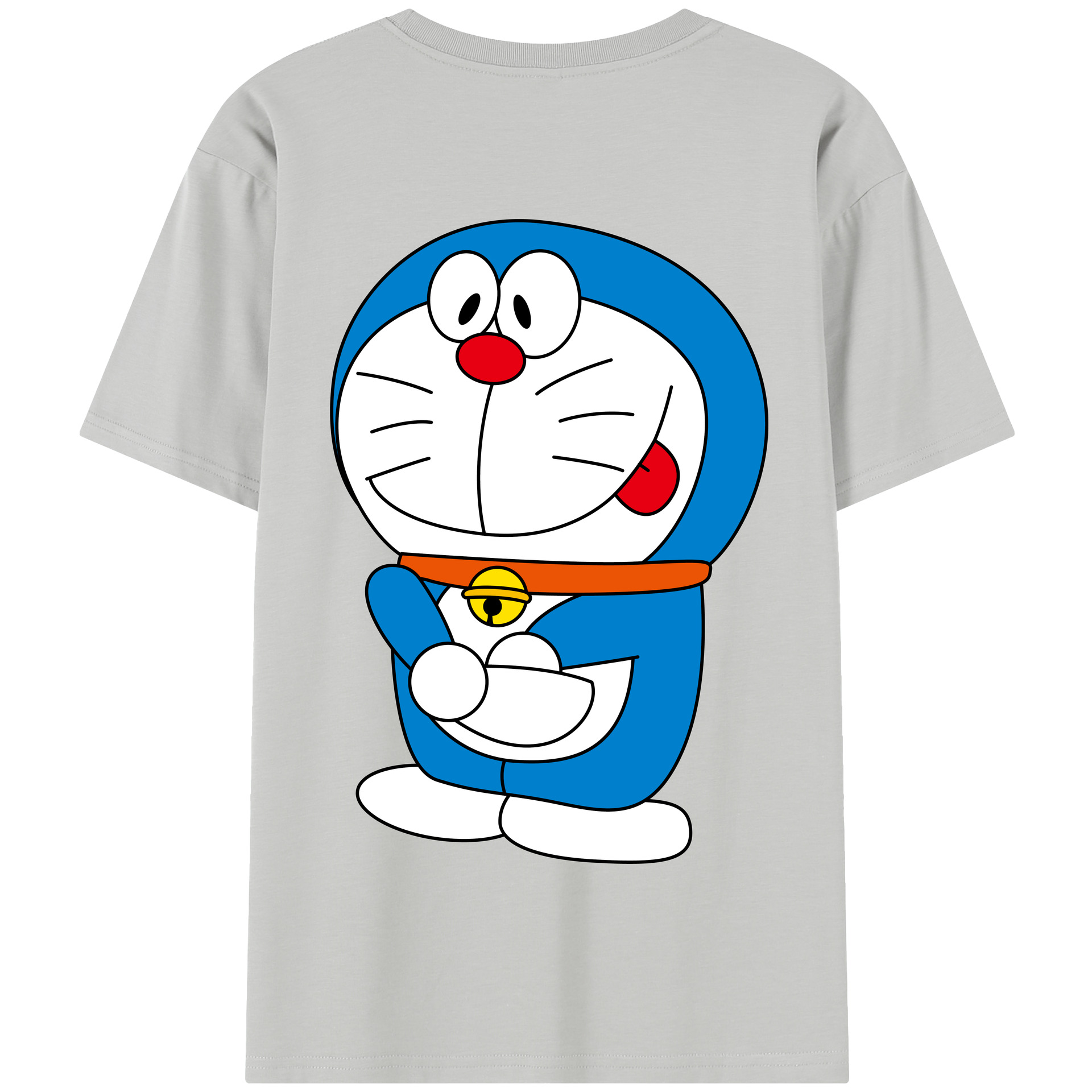 （画像用） ドラえもん Doraemon 綿100％半袖Tシャツ（背面プリント）
