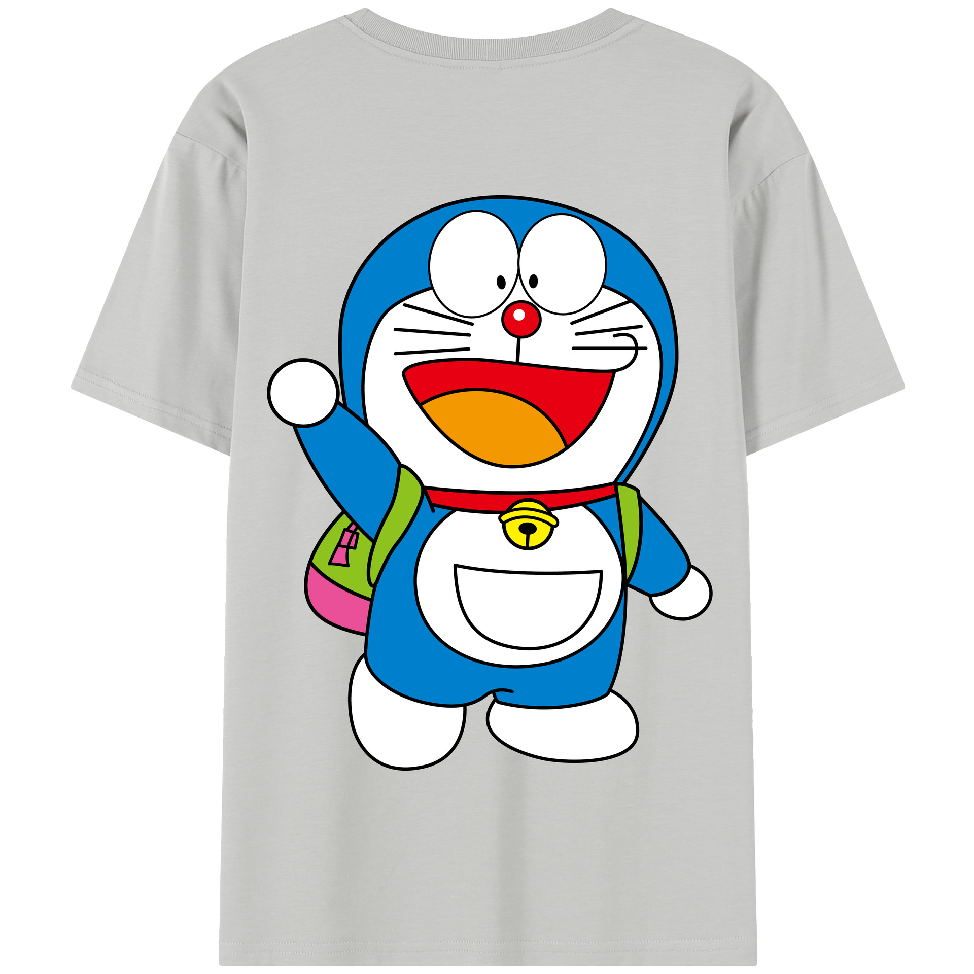 （画像用） ドラえもん Doraemon 綿100％半袖Tシャツ（背面プリント）