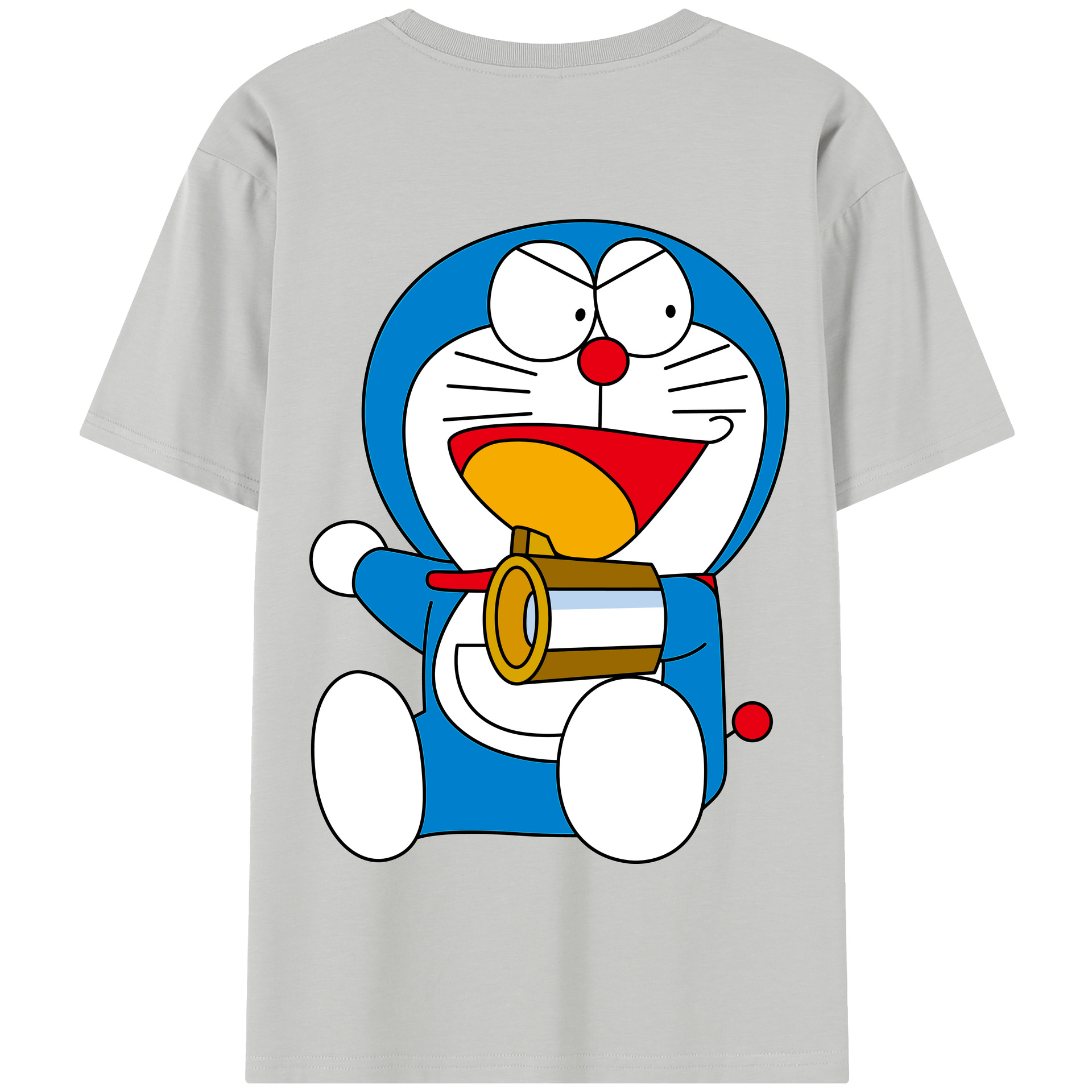 （画像用） ドラえもん Doraemon 綿100％半袖Tシャツ（背面プリント）