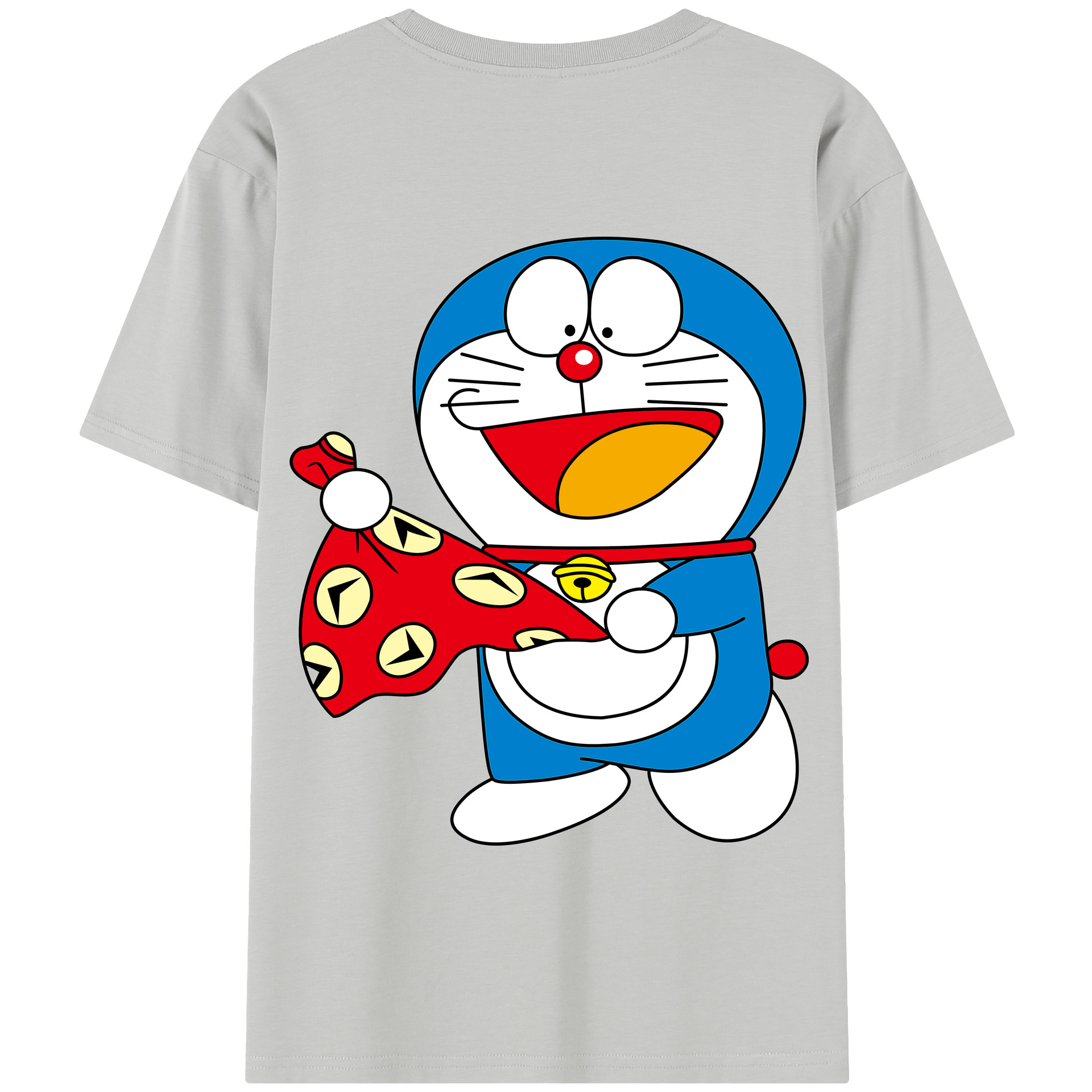 （画像用） ドラえもん Doraemon 綿100％半袖Tシャツ（背面プリント）
