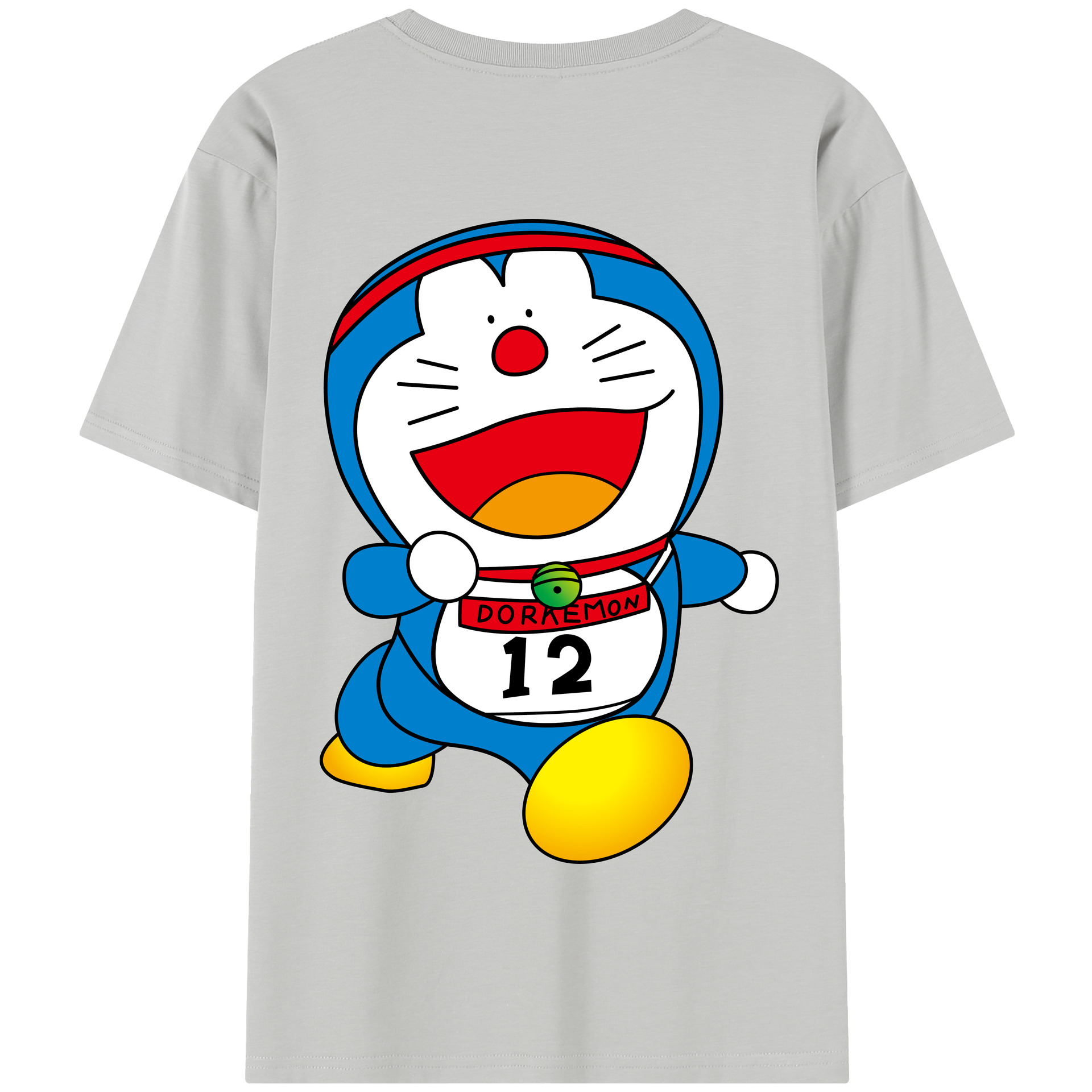 （画像用） ドラえもん Doraemon 綿100％半袖Tシャツ（背面プリント）