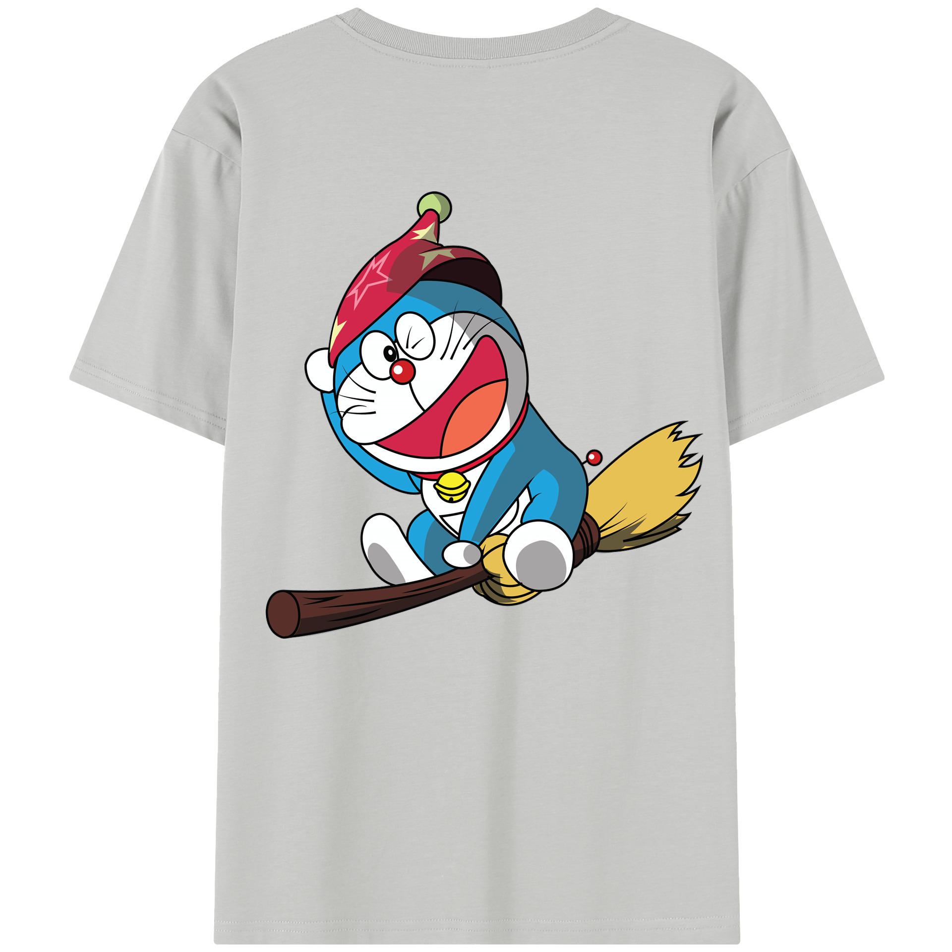 （画像用） ドラえもん Doraemon 綿100％半袖Tシャツ（背面プリント）