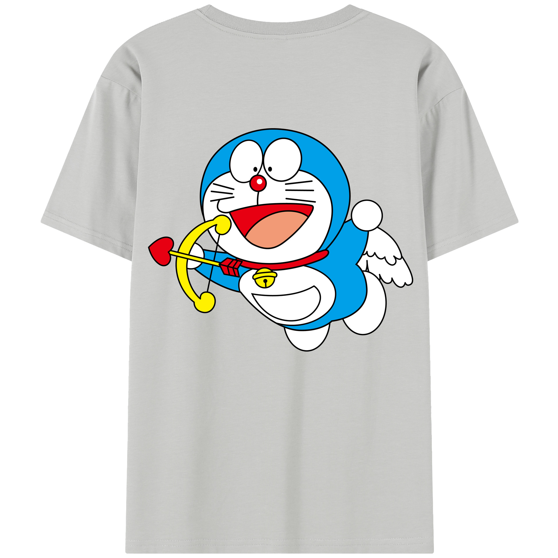 （画像用） ドラえもん Doraemon 綿100％半袖Tシャツ（背面プリント）