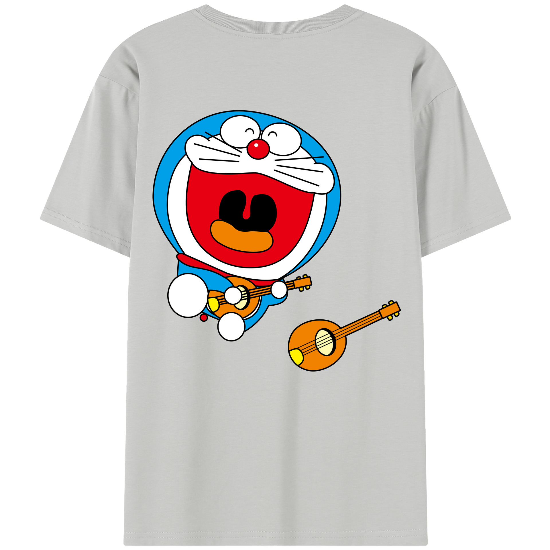 （画像用） ドラえもん Doraemon 綿100％半袖Tシャツ（背面プリント）