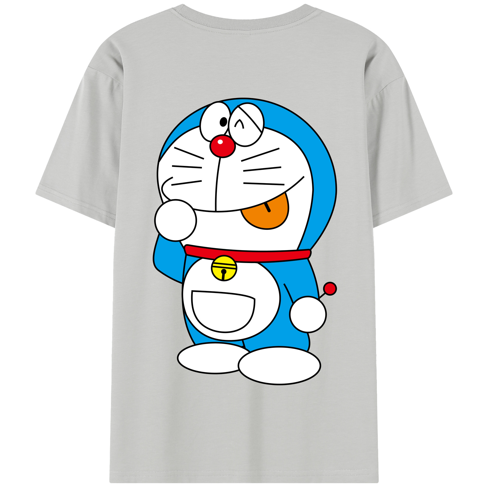 （画像用） ドラえもん Doraemon 綿100％半袖Tシャツ（背面プリント）