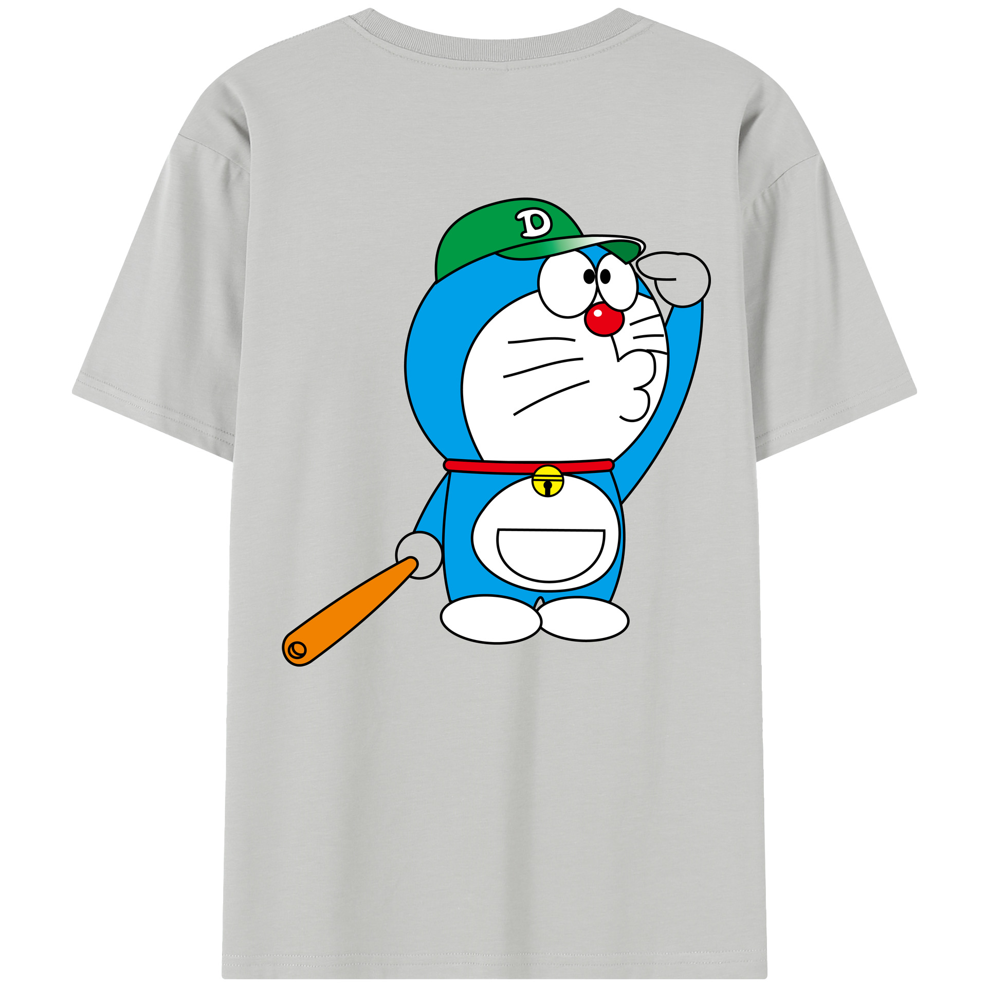 （画像用） ドラえもん Doraemon 綿100％半袖Tシャツ（背面プリント）
