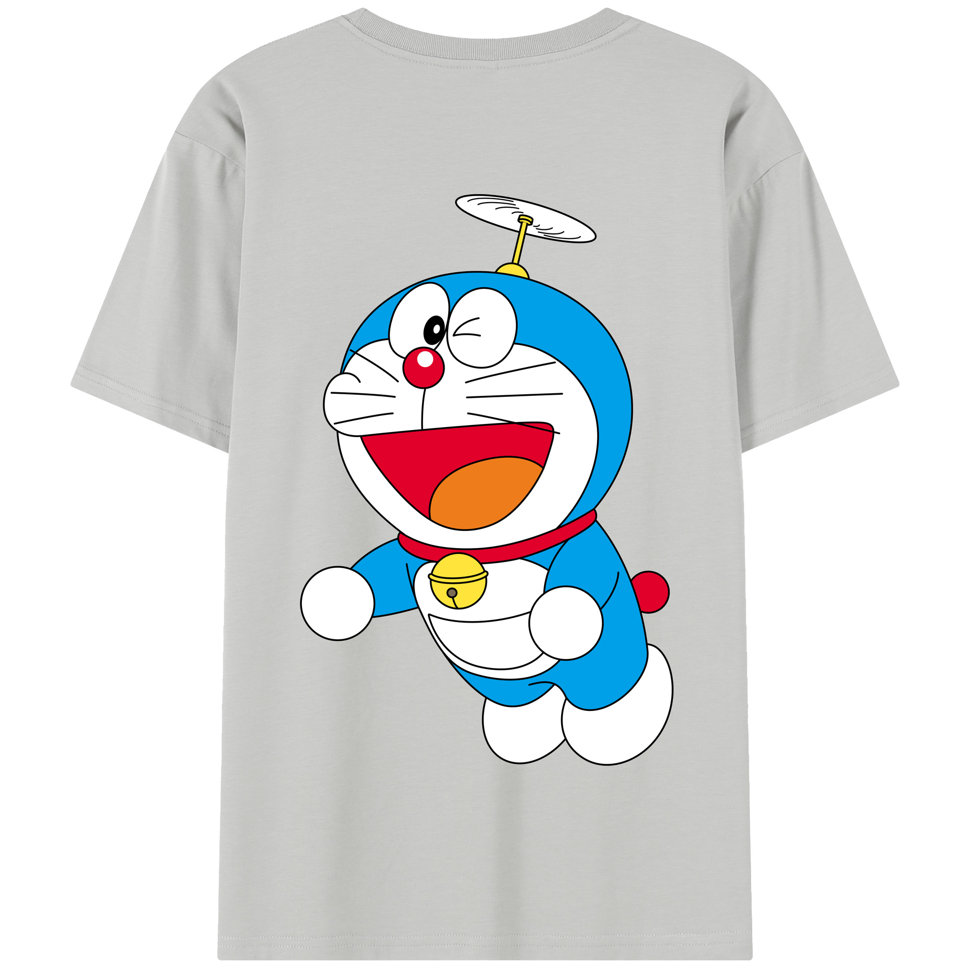 （画像用） ドラえもん Doraemon 綿100％半袖Tシャツ（背面プリント）