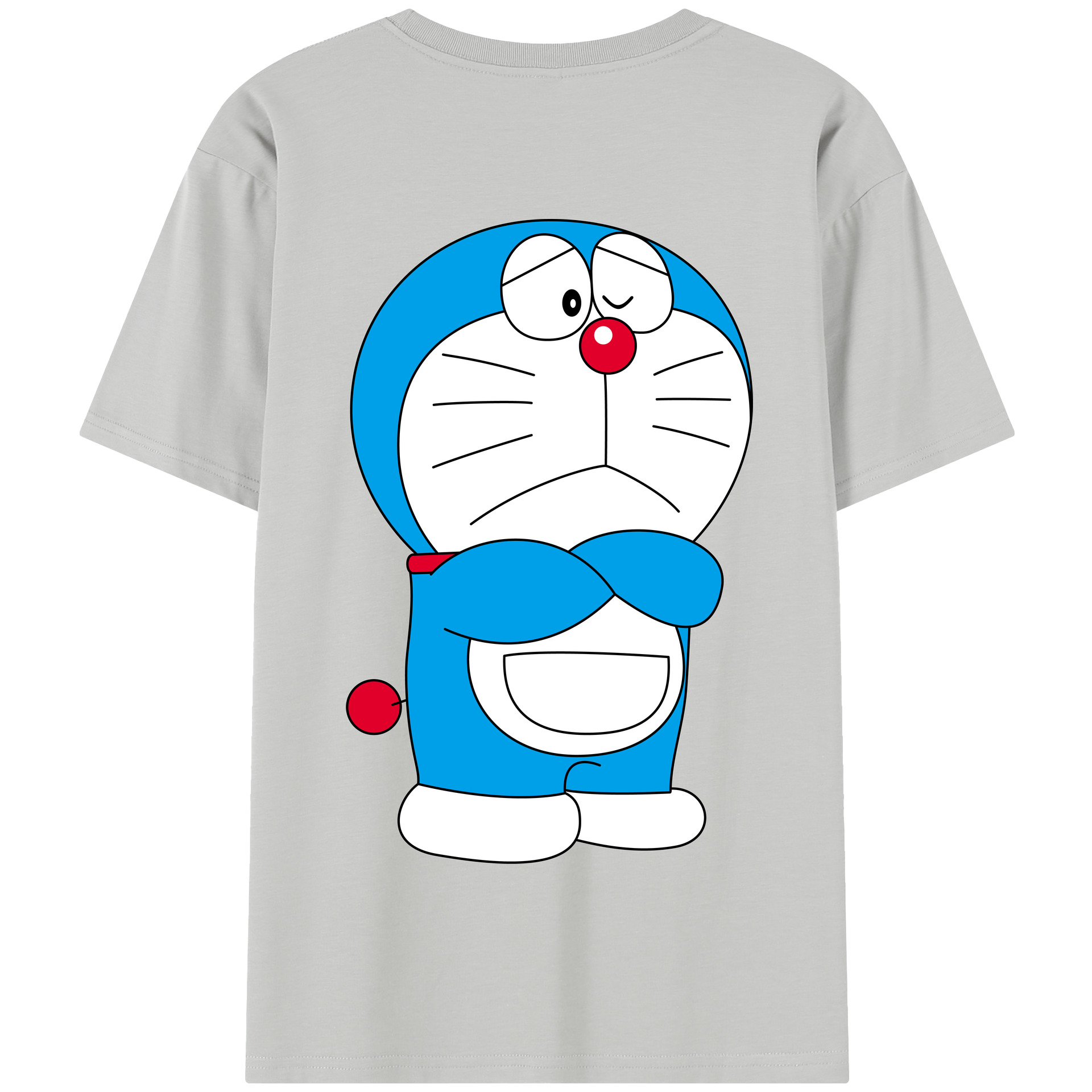 （画像用） ドラえもん Doraemon 綿100％半袖Tシャツ（背面プリント）