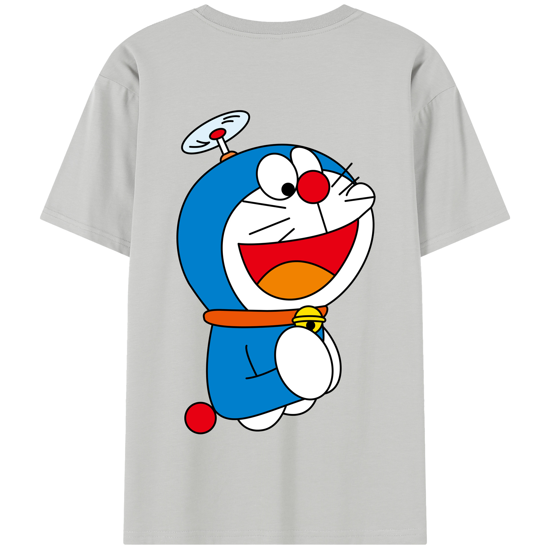 （画像用） ドラえもん Doraemon 綿100％半袖Tシャツ（背面プリント）