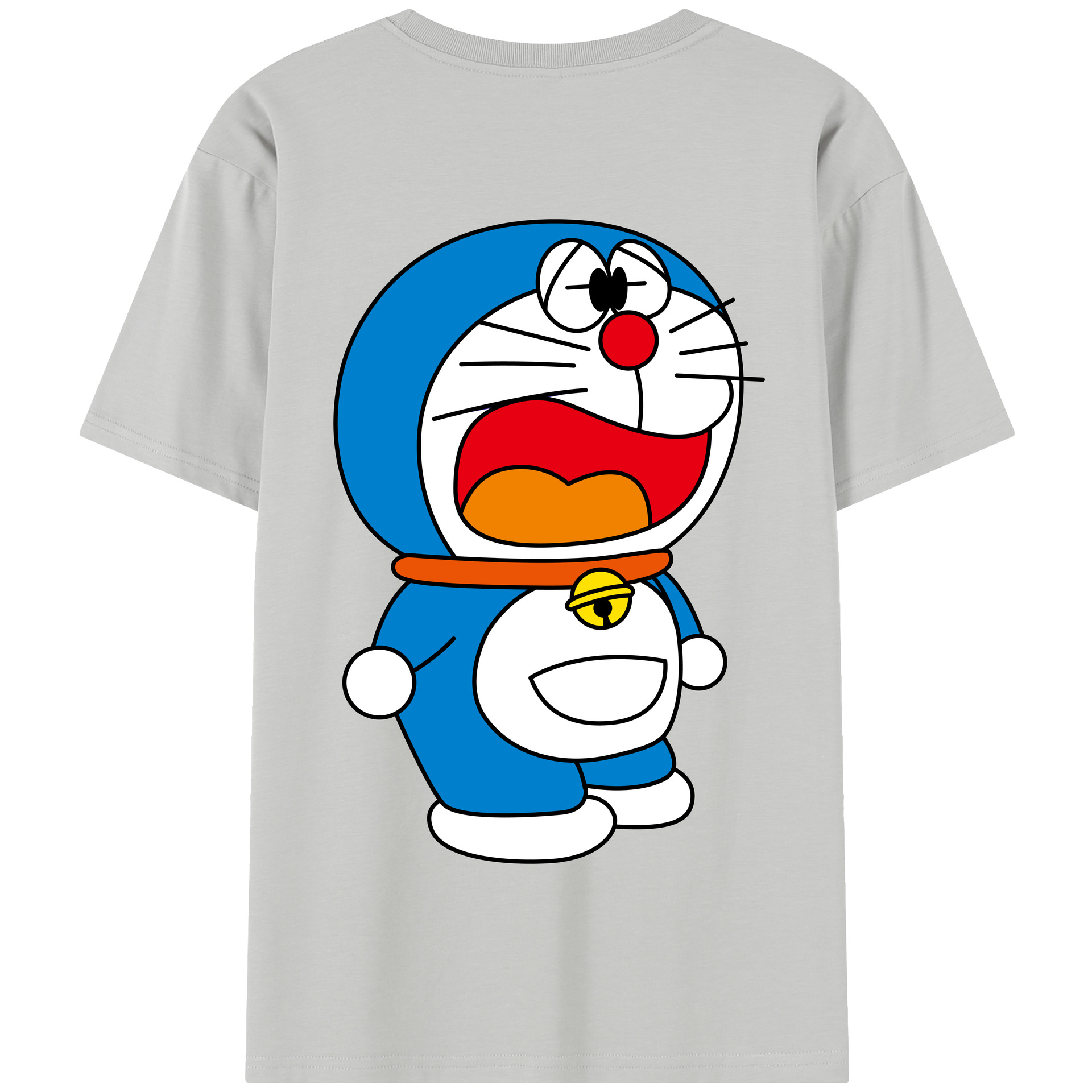 （画像用） ドラえもん Doraemon 綿100％半袖Tシャツ（背面プリント）