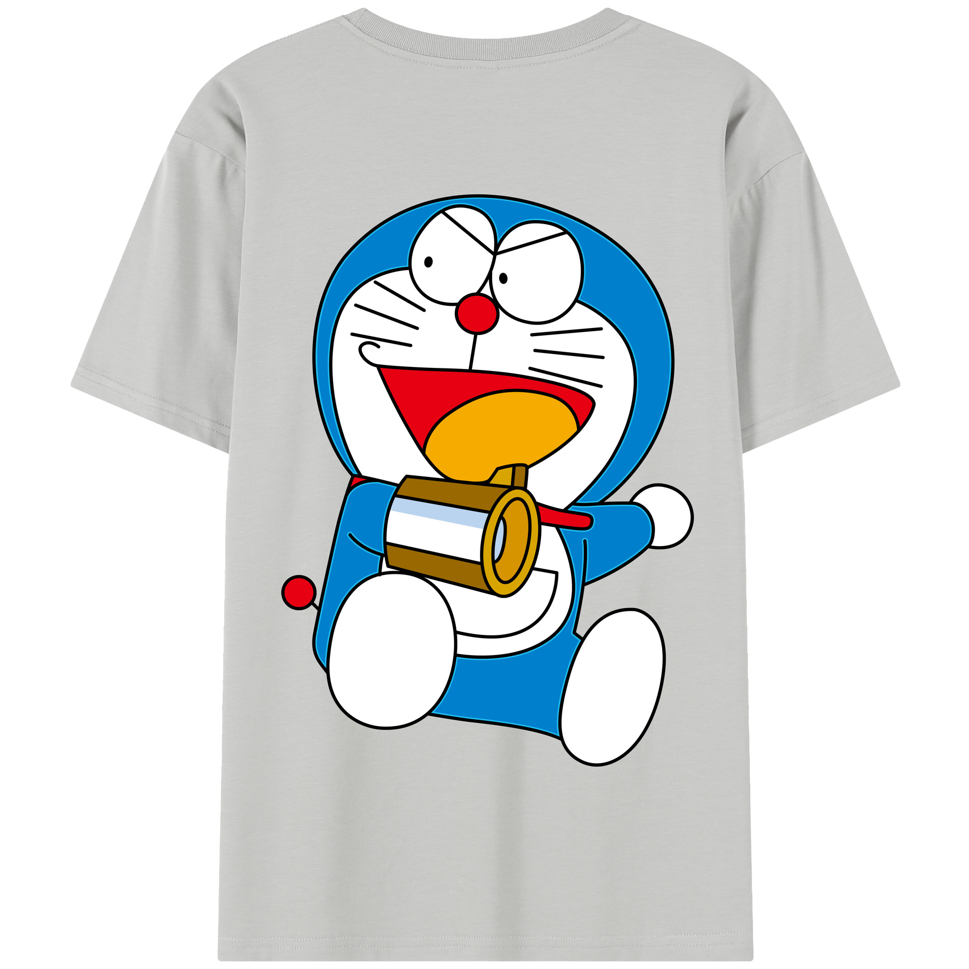 （画像用） ドラえもん Doraemon 綿100％半袖Tシャツ（背面プリント）