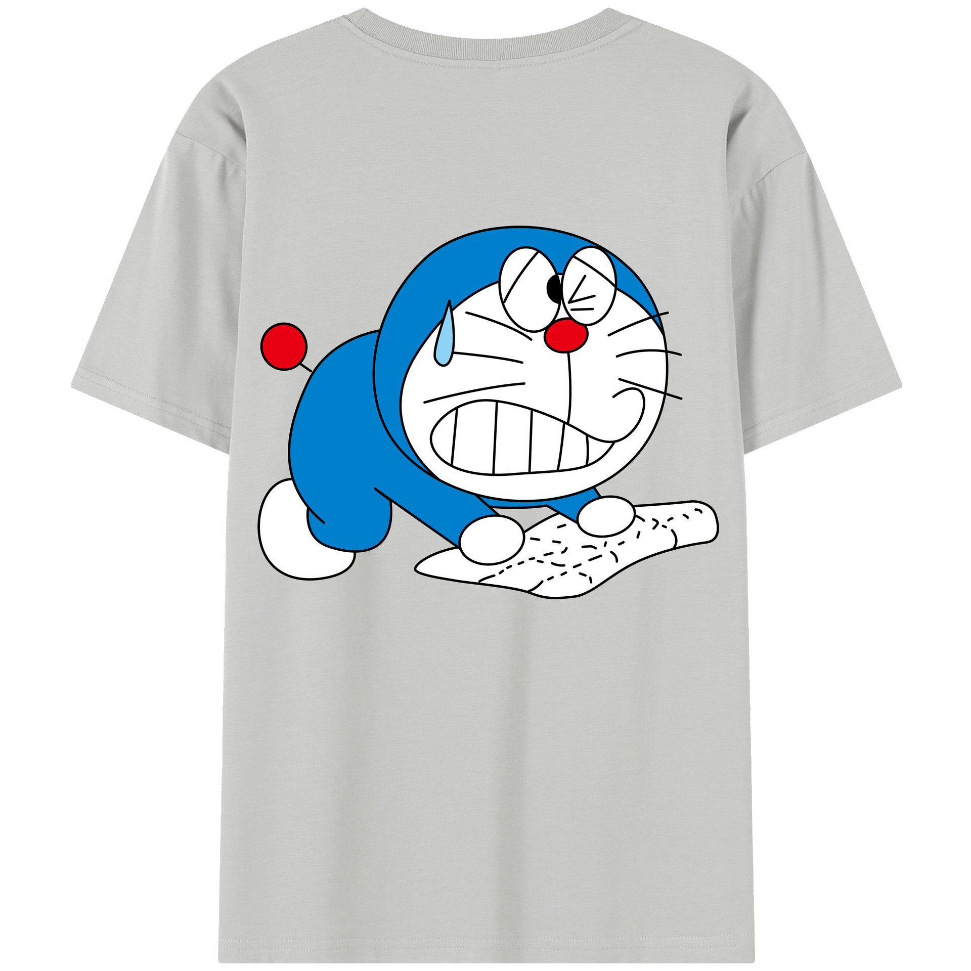 （画像用） ドラえもん Doraemon 綿100％半袖Tシャツ（背面プリント）