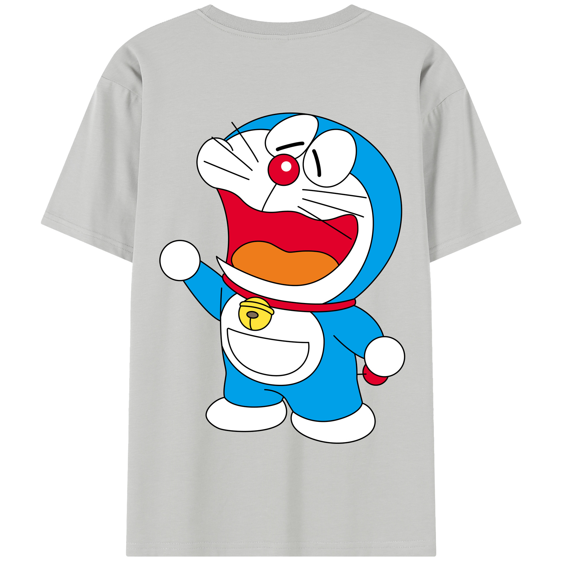 （画像用） ドラえもん Doraemon 綿100％半袖Tシャツ（背面プリント）