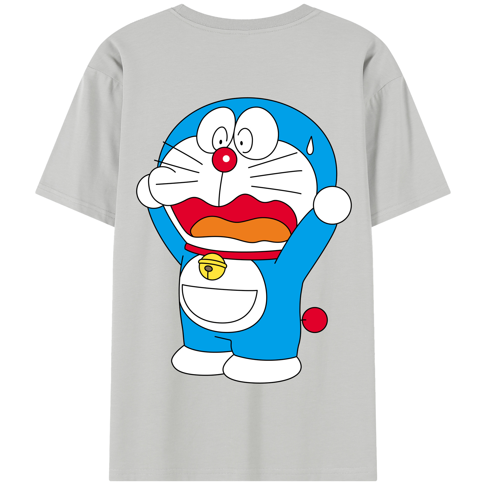 （画像用） ドラえもん Doraemon 綿100％半袖Tシャツ（背面プリント）