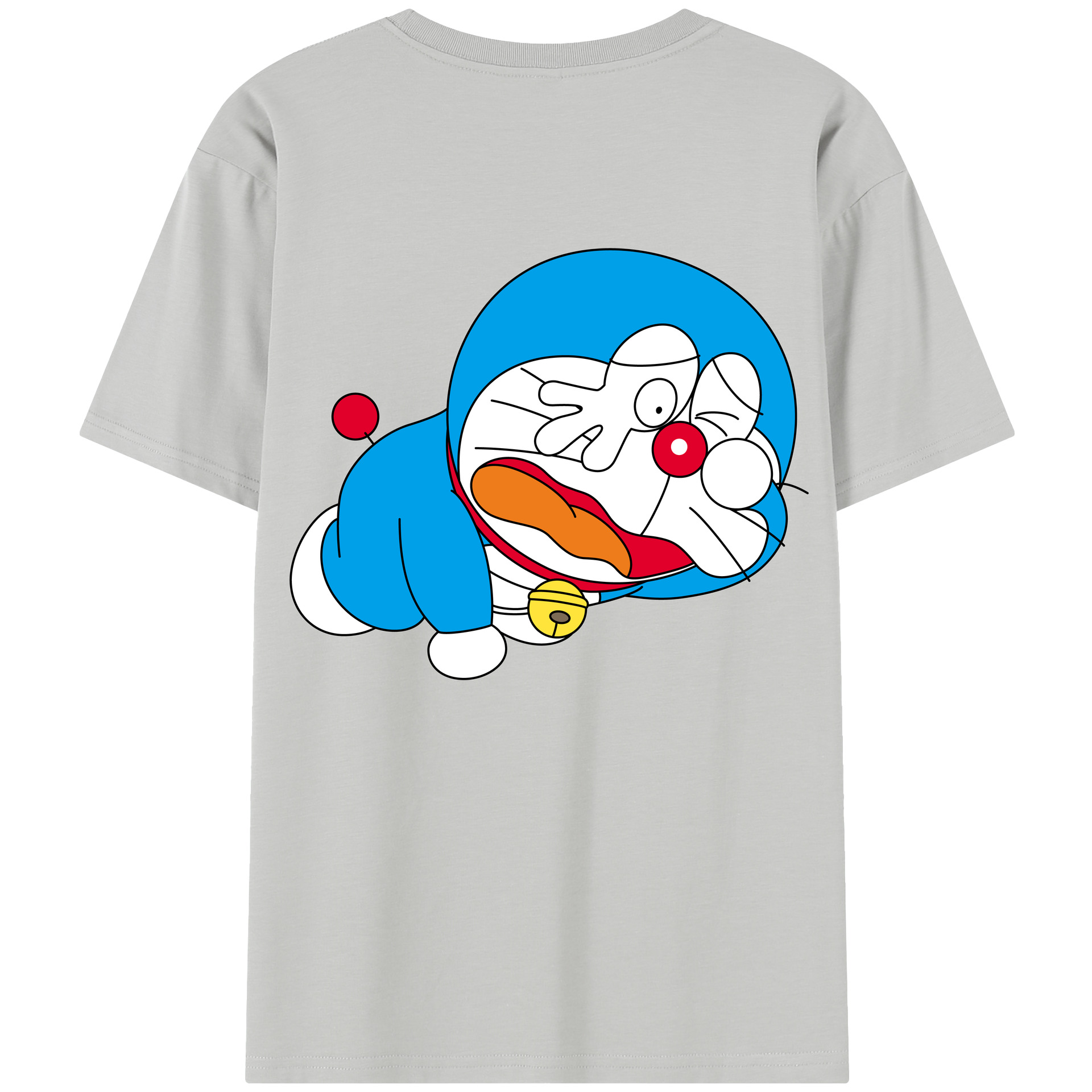 （画像用） ドラえもん Doraemon 綿100％半袖Tシャツ（背面プリント）