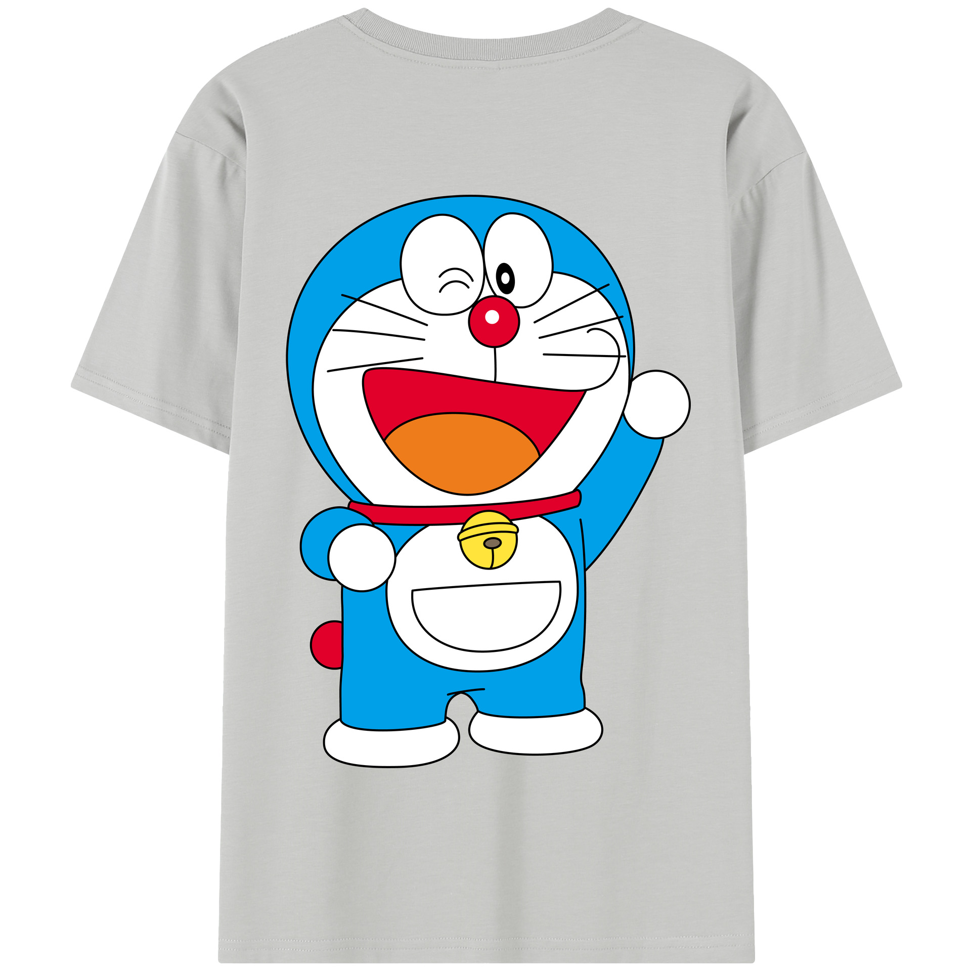 （画像用） ドラえもん Doraemon 綿100％半袖Tシャツ（背面プリント）