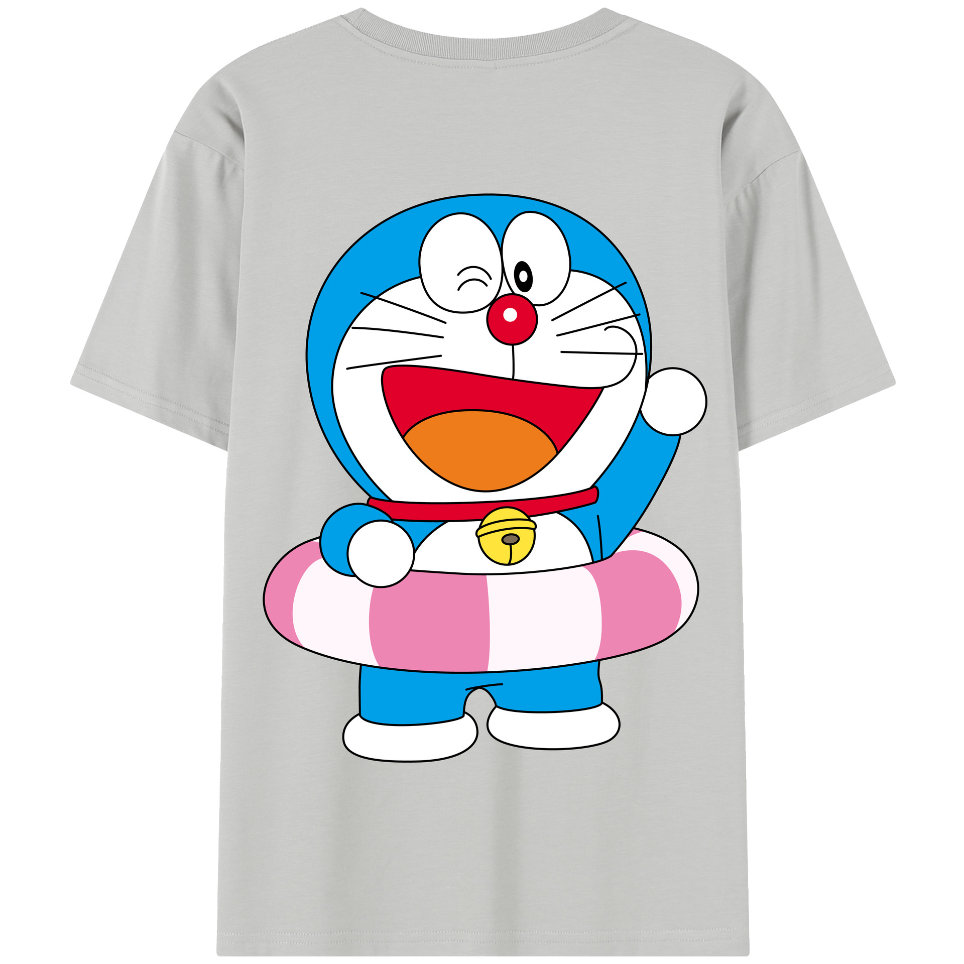 （画像用） ドラえもん Doraemon 綿100％半袖Tシャツ（背面プリント）
