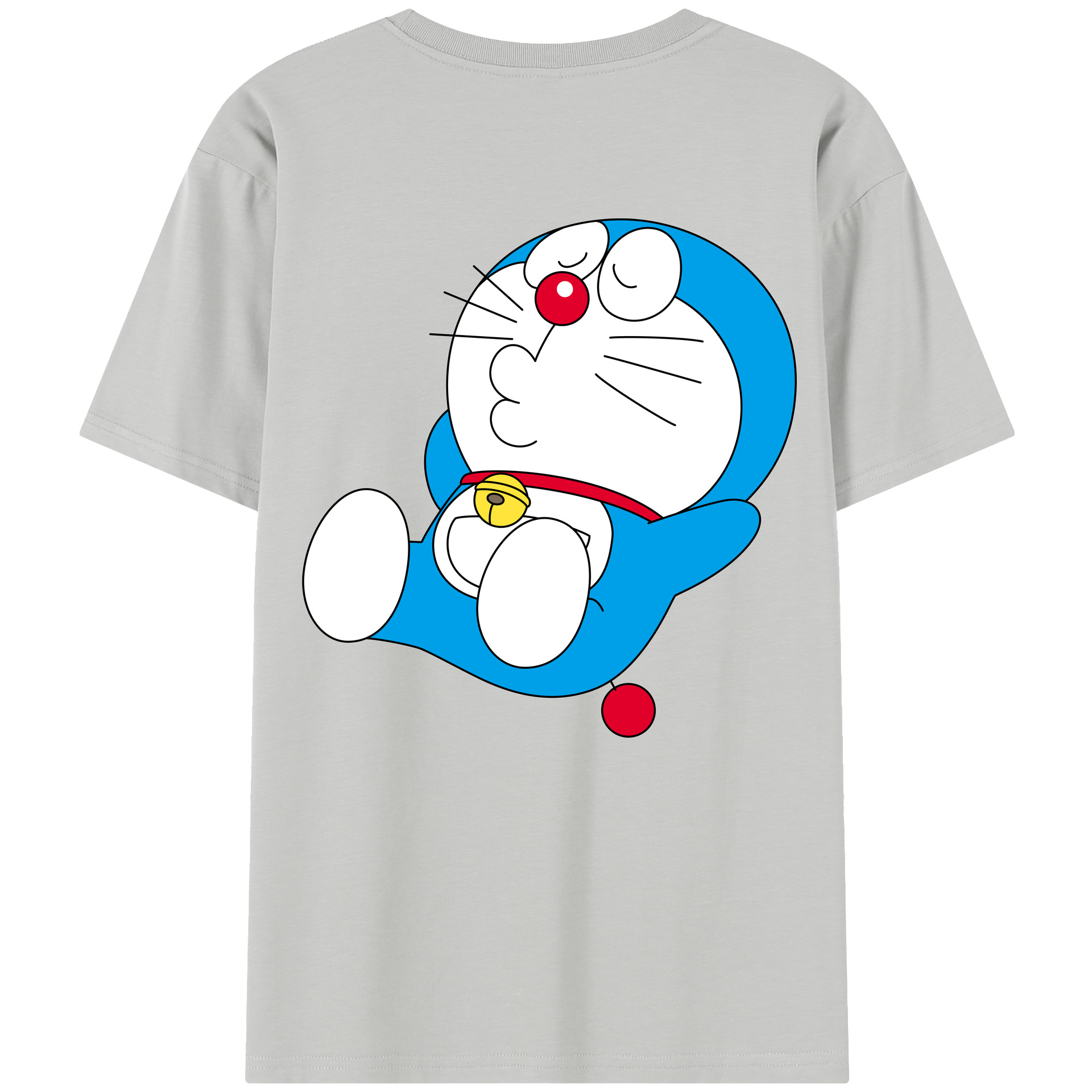 （画像用） ドラえもん Doraemon 綿100％半袖Tシャツ（背面プリント）