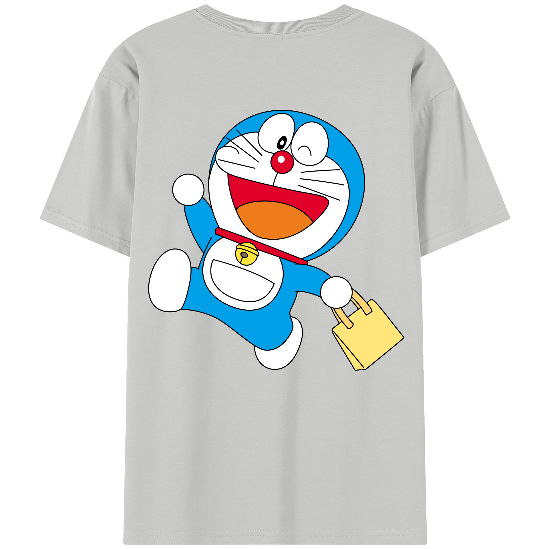 （画像用） ドラえもん Doraemon 綿100％半袖Tシャツ（背面プリント）