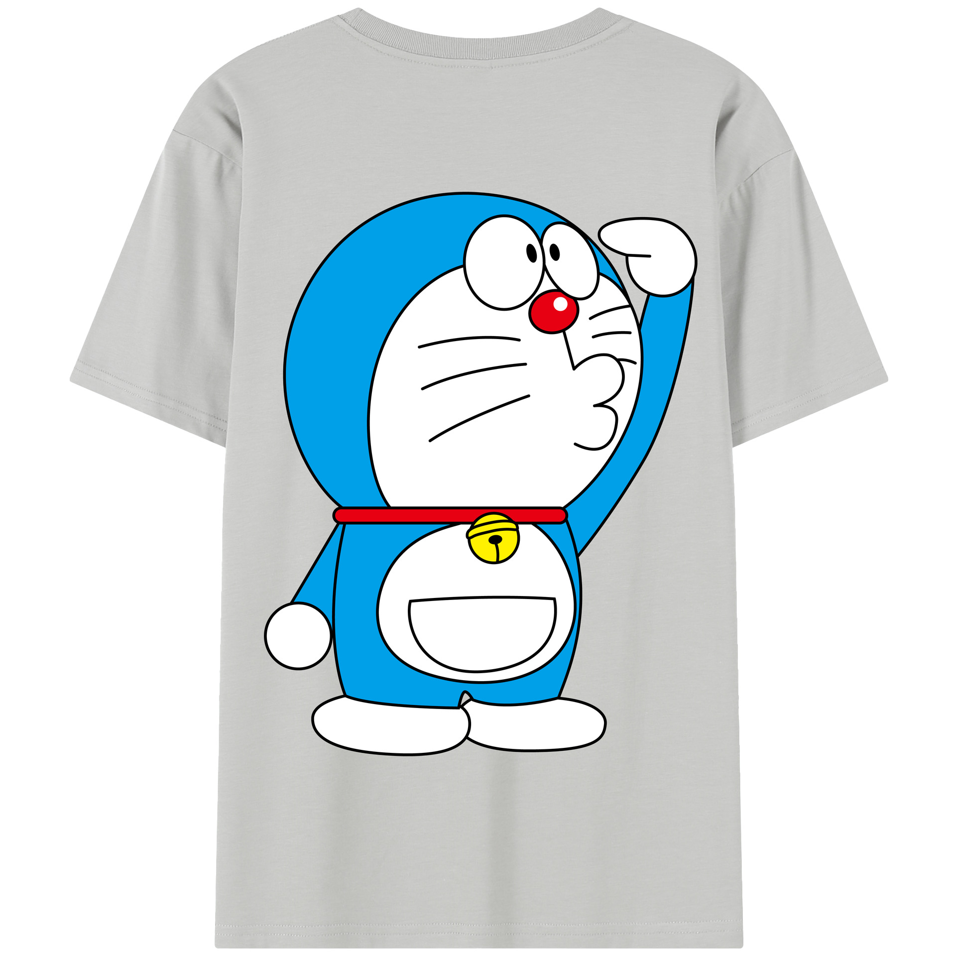 （画像用） ドラえもん Doraemon 綿100％半袖Tシャツ（背面プリント）