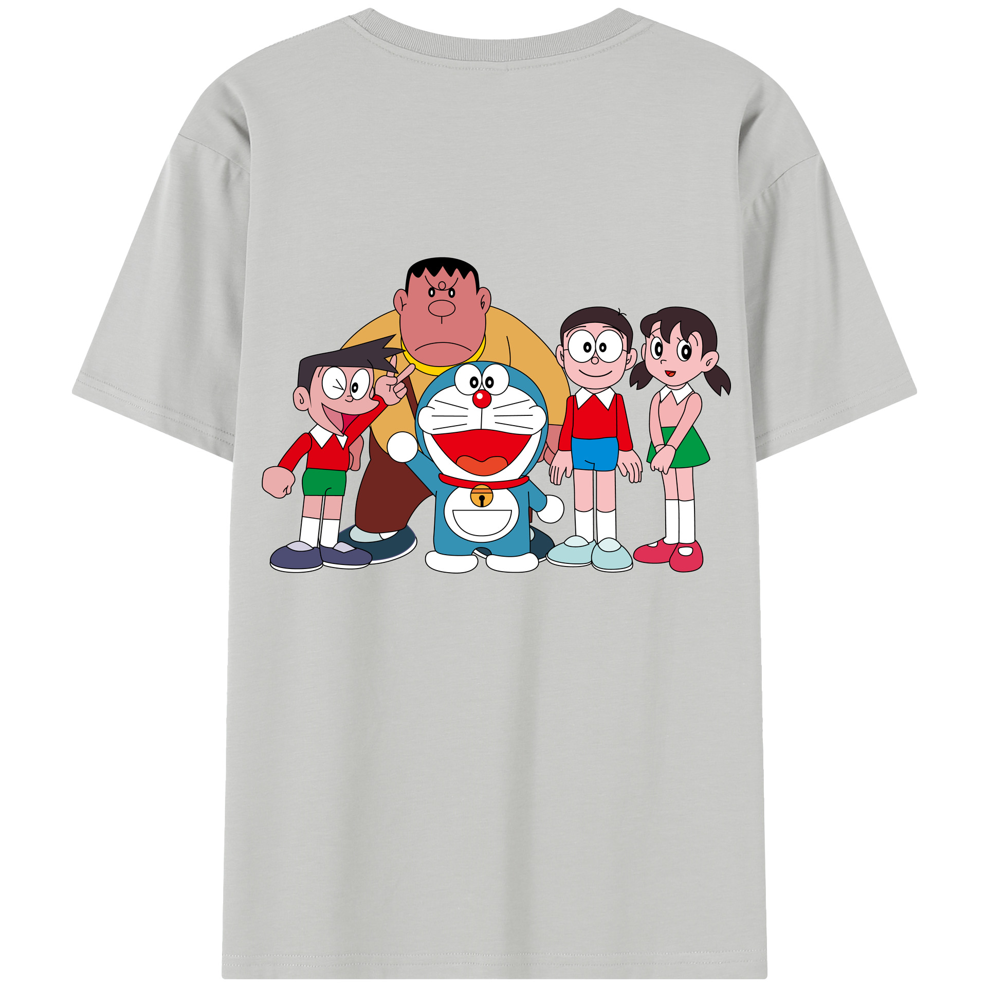 （画像用） ドラえもん 骨川 スネ夫 Doraemon Honekawa Suneo 綿100％半袖Tシャツ（背面プリント）