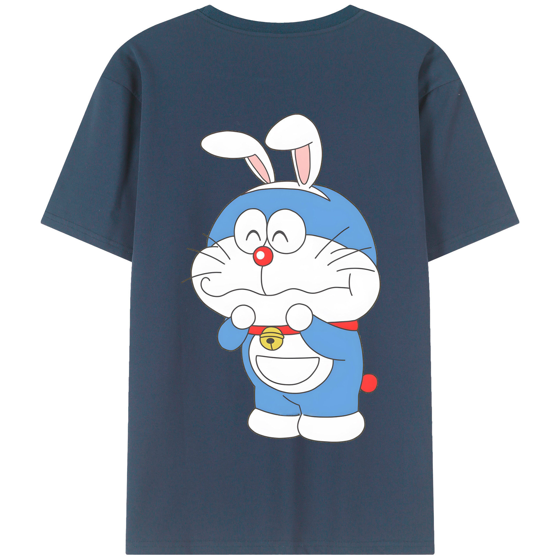 （画像用） ドラえもん Doraemon 綿100％半袖Tシャツ（背面プリント）