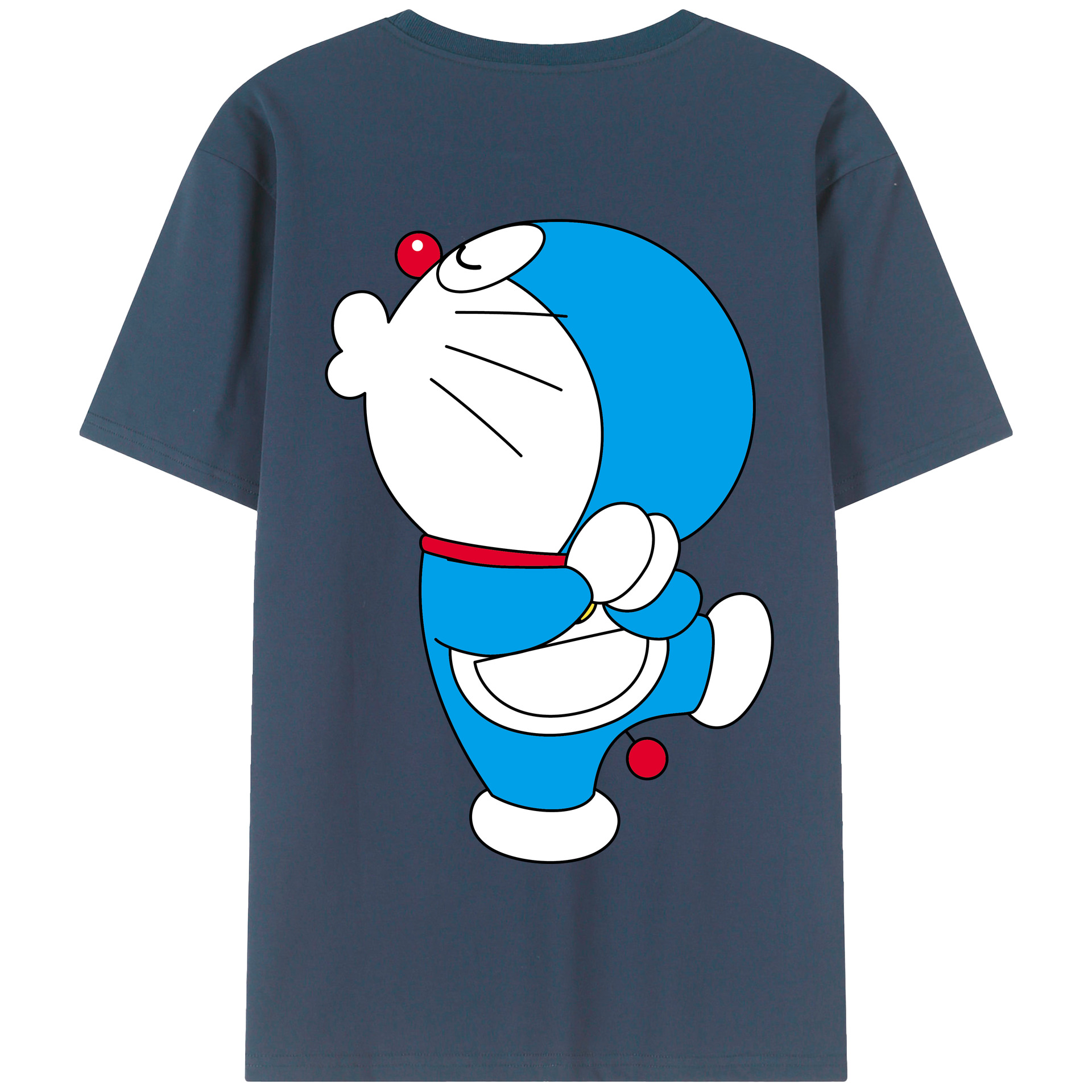 （画像用） ドラえもん Doraemon 綿100％半袖Tシャツ（背面プリント）