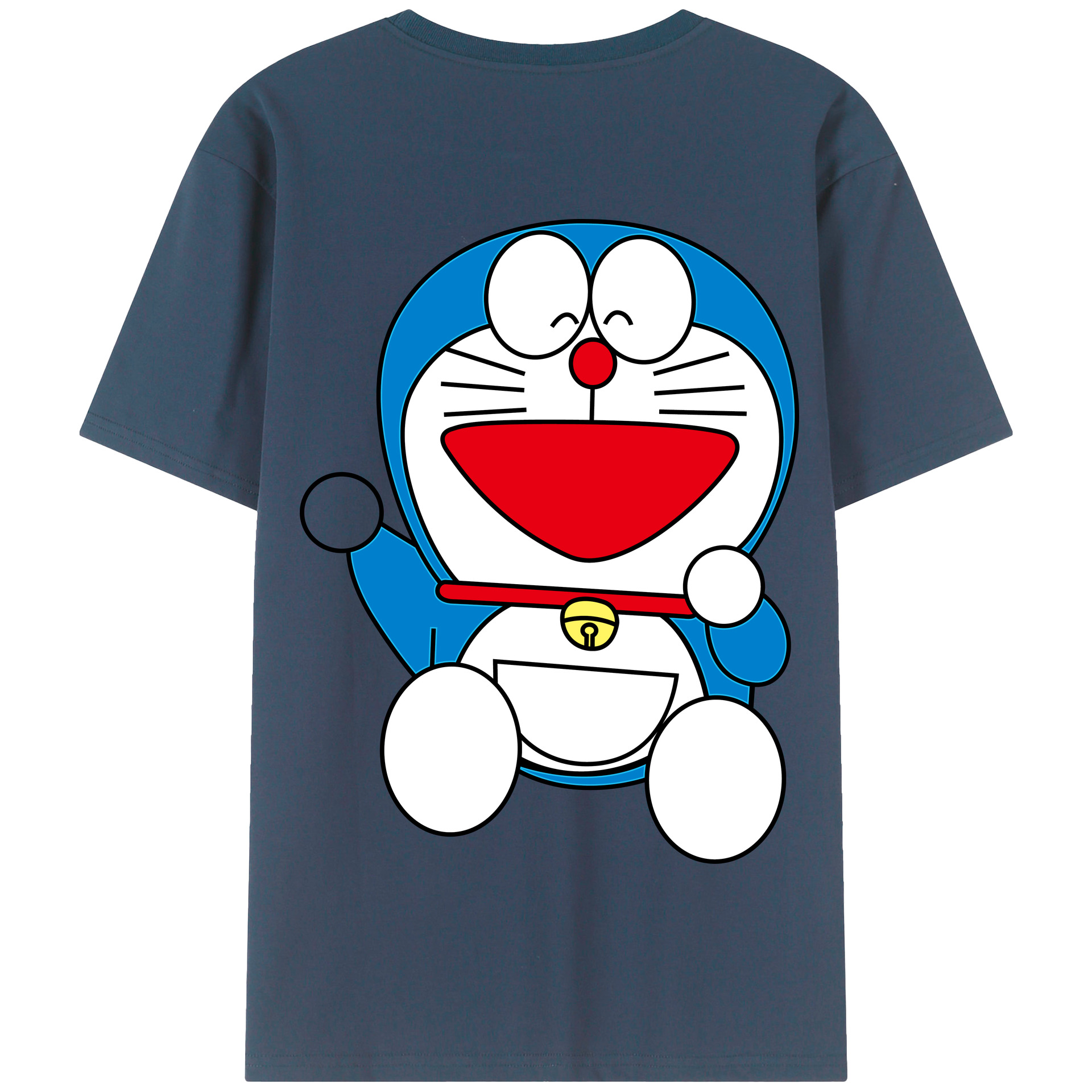 （画像用） ドラえもん Doraemon 綿100％半袖Tシャツ（背面プリント）