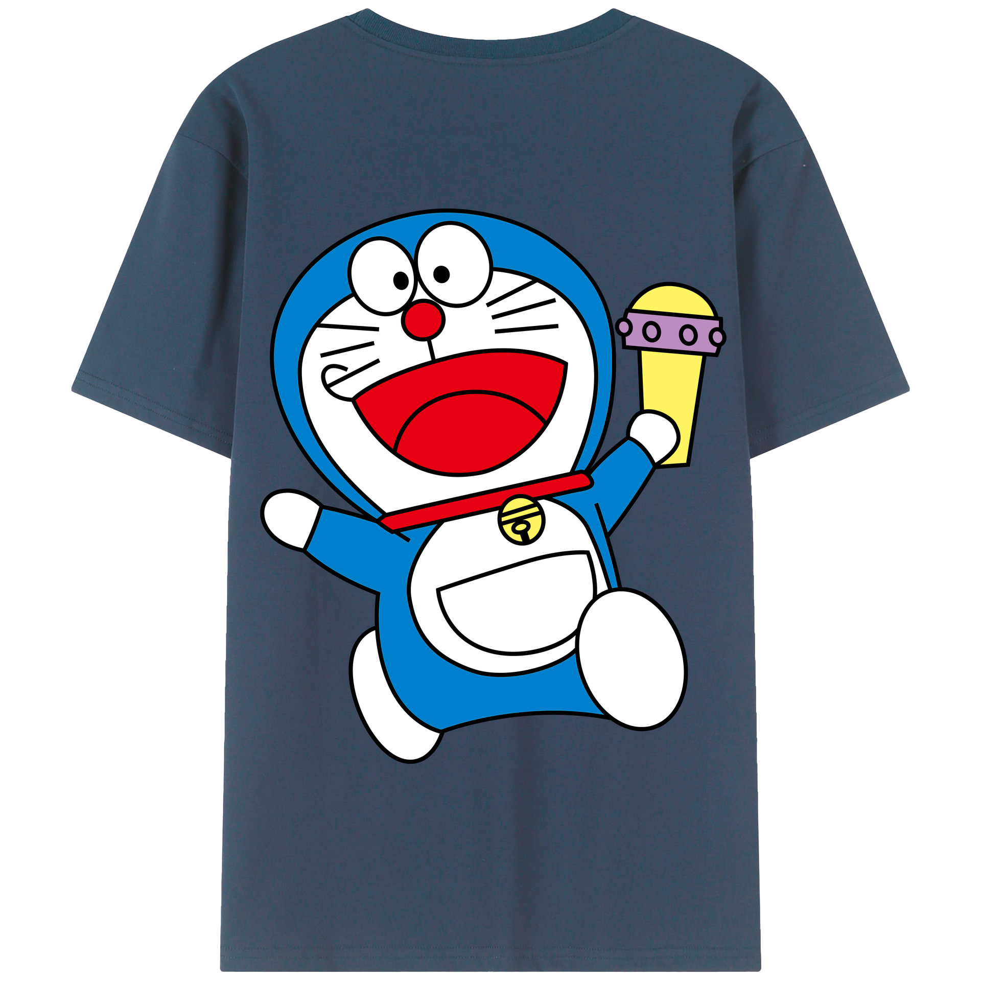 （画像用） ドラえもん Doraemon 綿100％半袖Tシャツ（背面プリント）