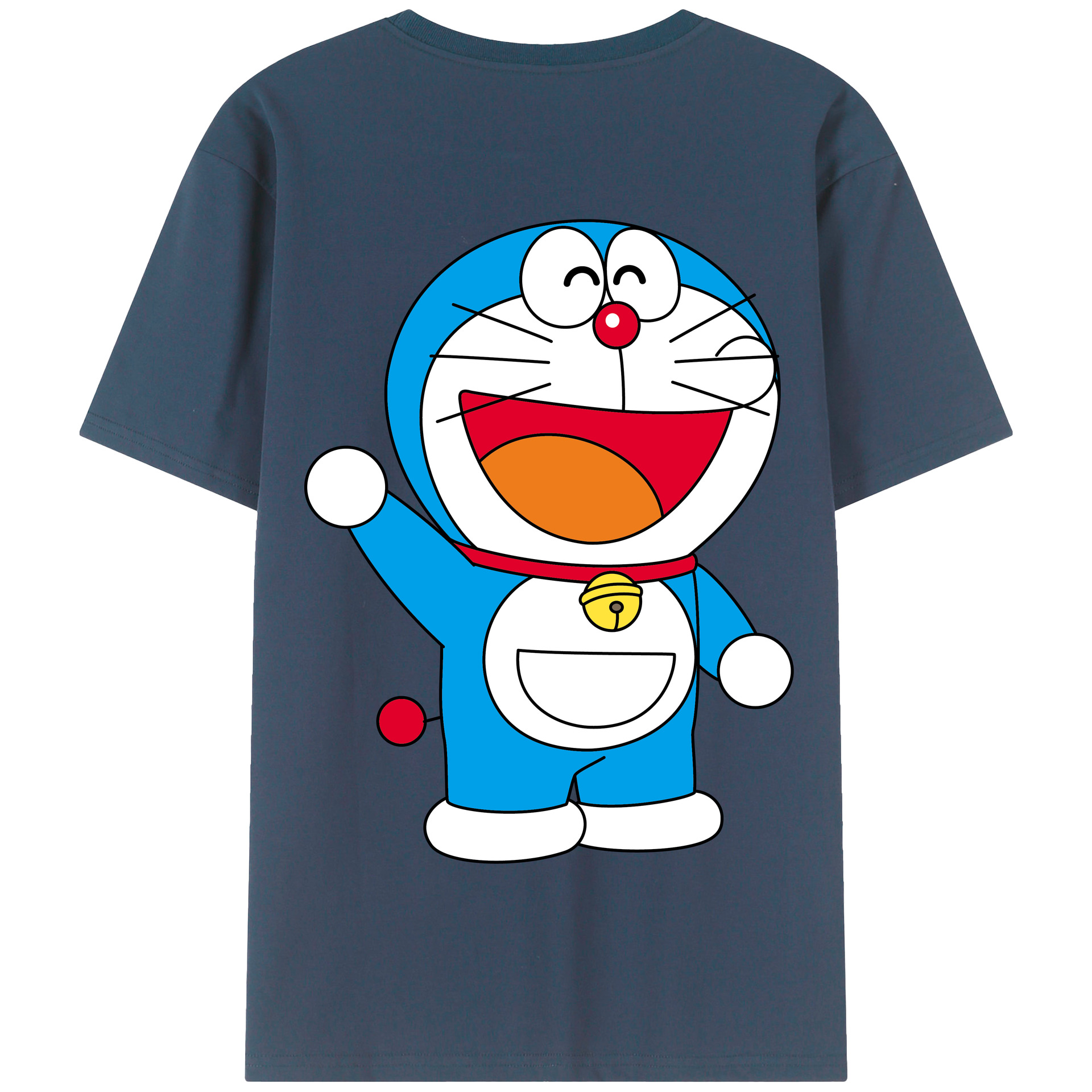 （画像用） ドラえもん Doraemon 綿100％半袖Tシャツ（背面プリント）