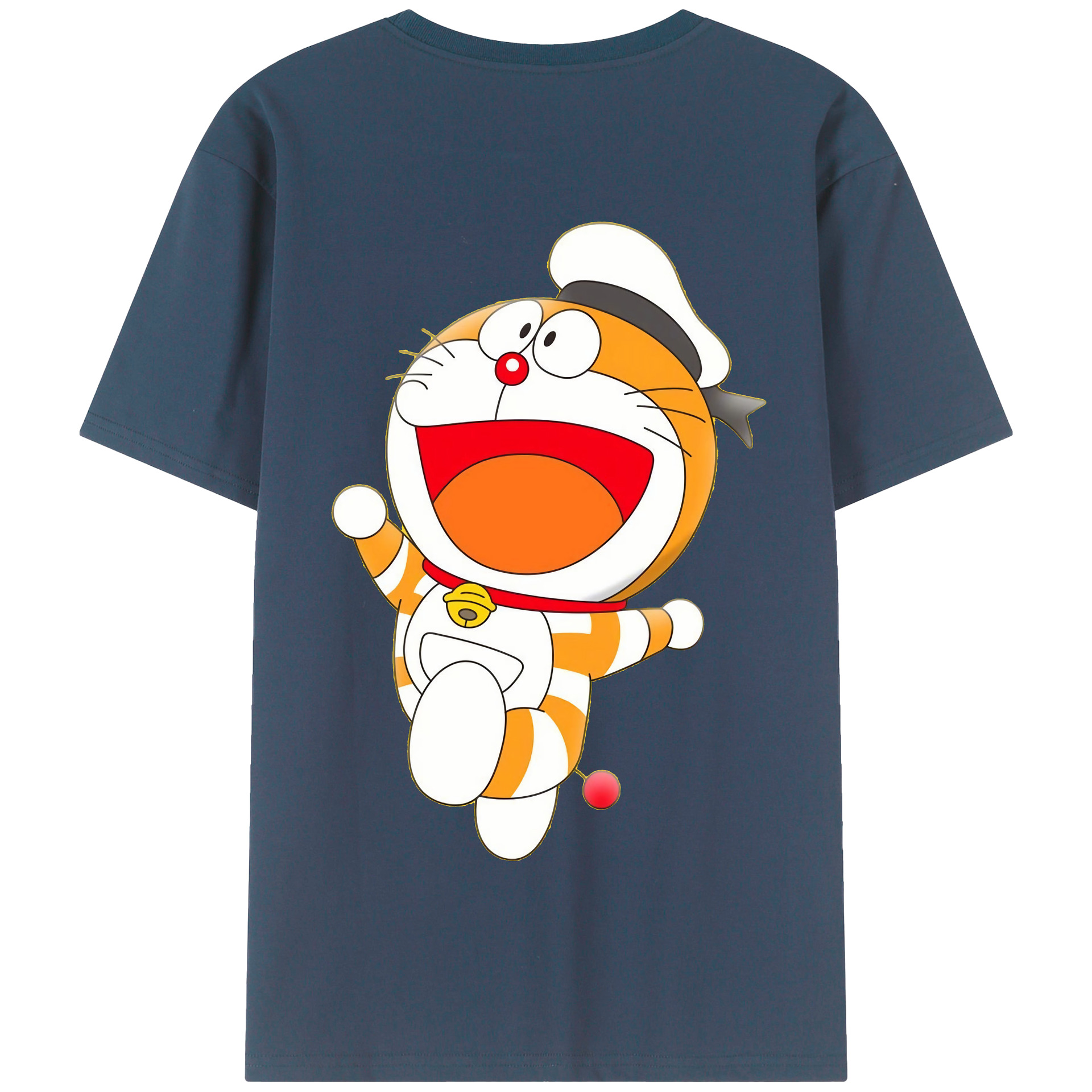 （画像用） ドラえもん Doraemon 綿100％半袖Tシャツ（背面プリント）
