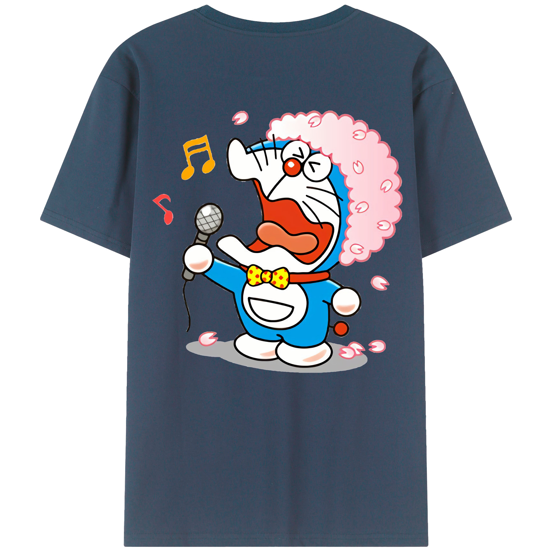 （画像用） ドラえもん Doraemon 綿100％半袖Tシャツ（背面プリント）