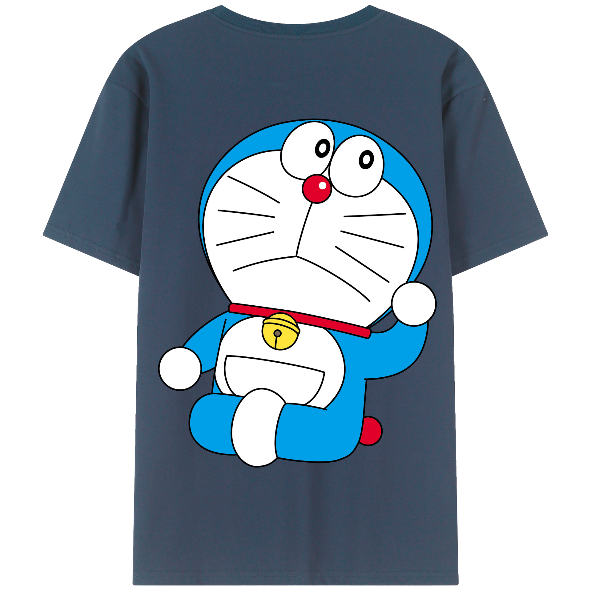 （画像用） ドラえもん Doraemon 綿100％半袖Tシャツ（背面プリント）