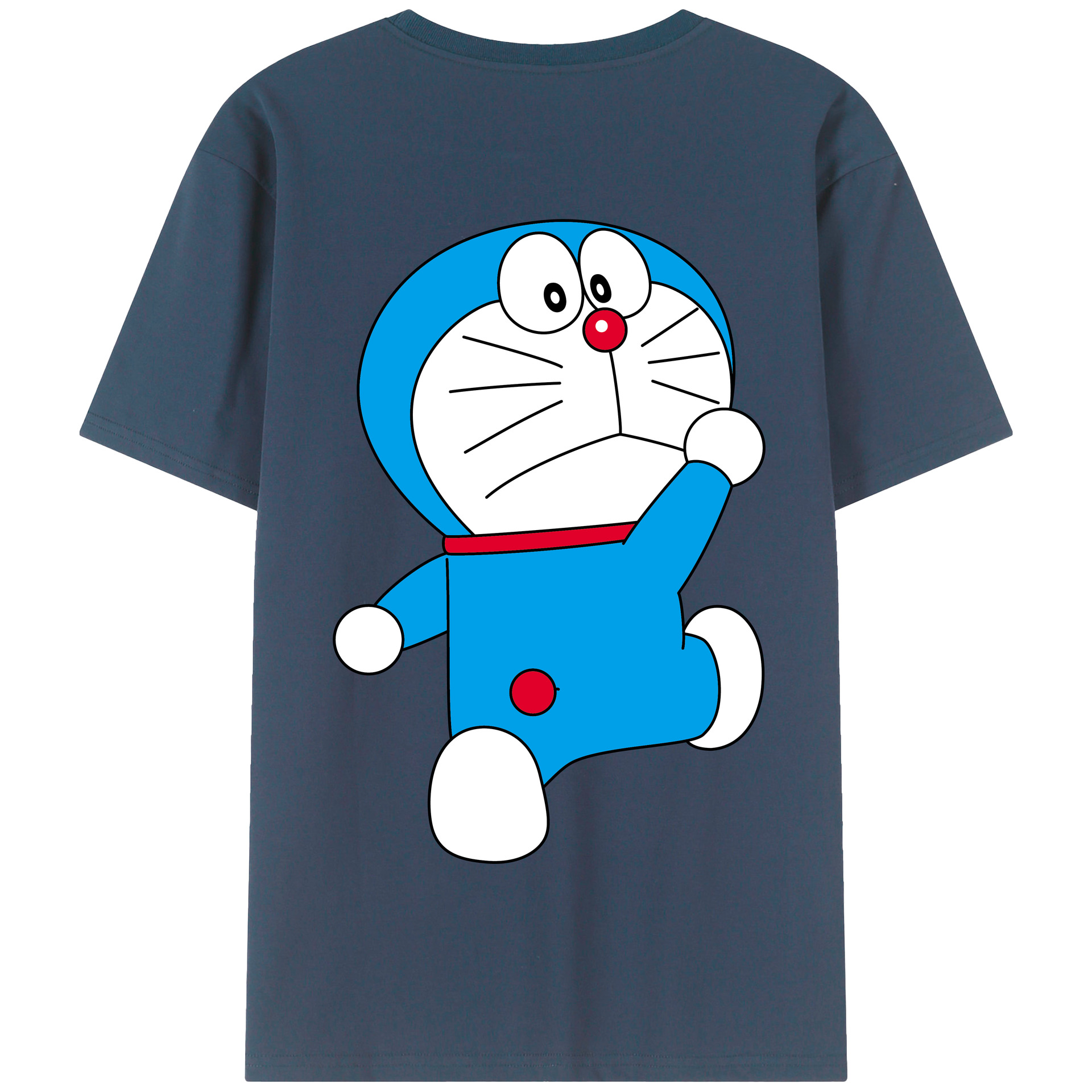 （画像用） ドラえもん Doraemon 綿100％半袖Tシャツ（背面プリント）