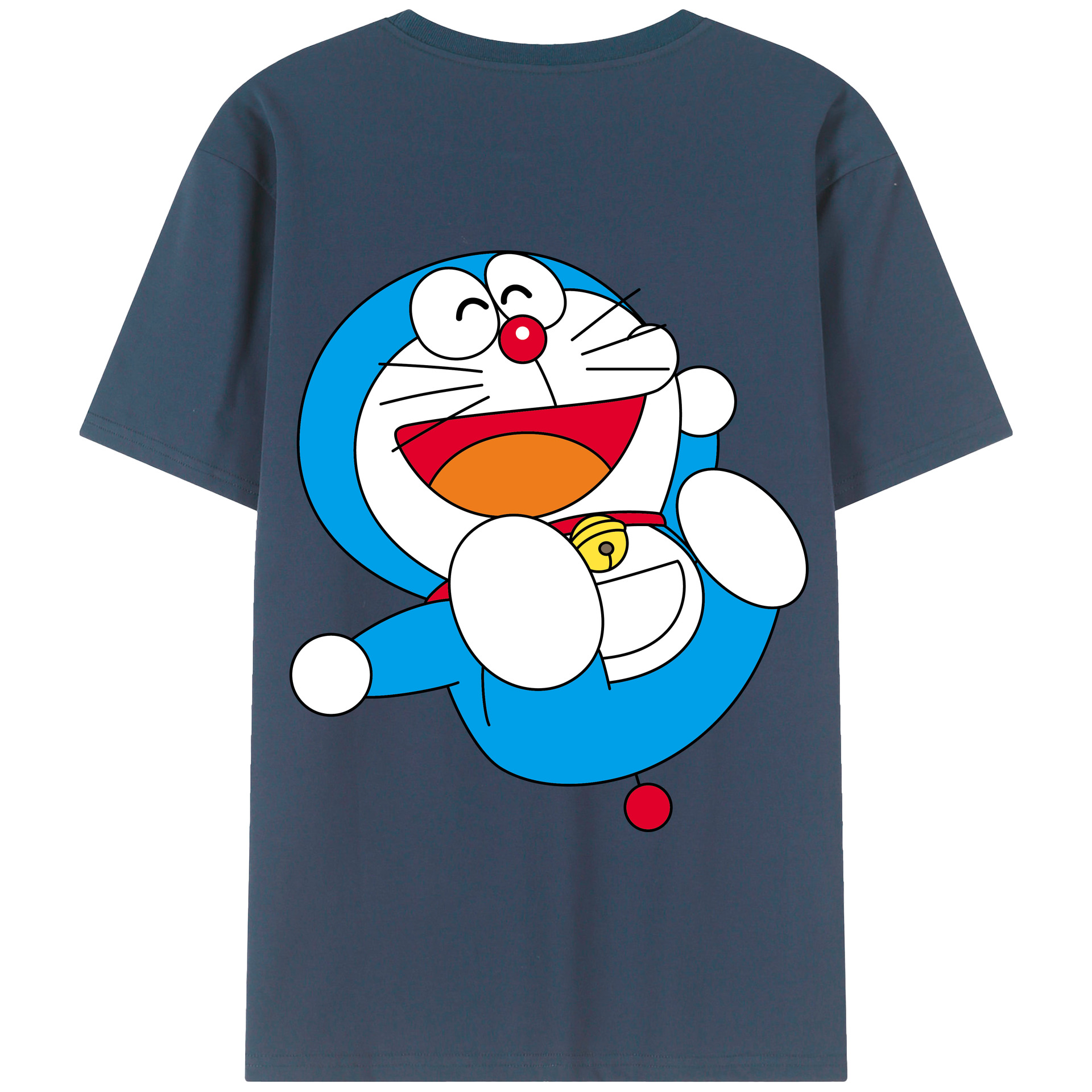 （画像用） ドラえもん Doraemon 綿100％半袖Tシャツ（背面プリント）