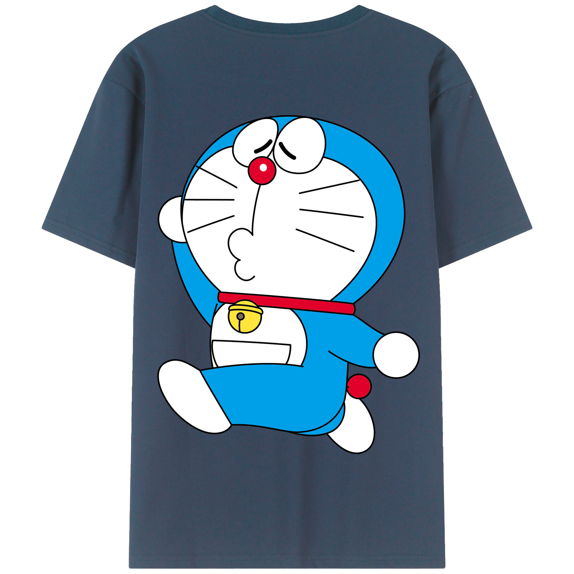 （画像用） ドラえもん Doraemon 綿100％半袖Tシャツ（背面プリント）