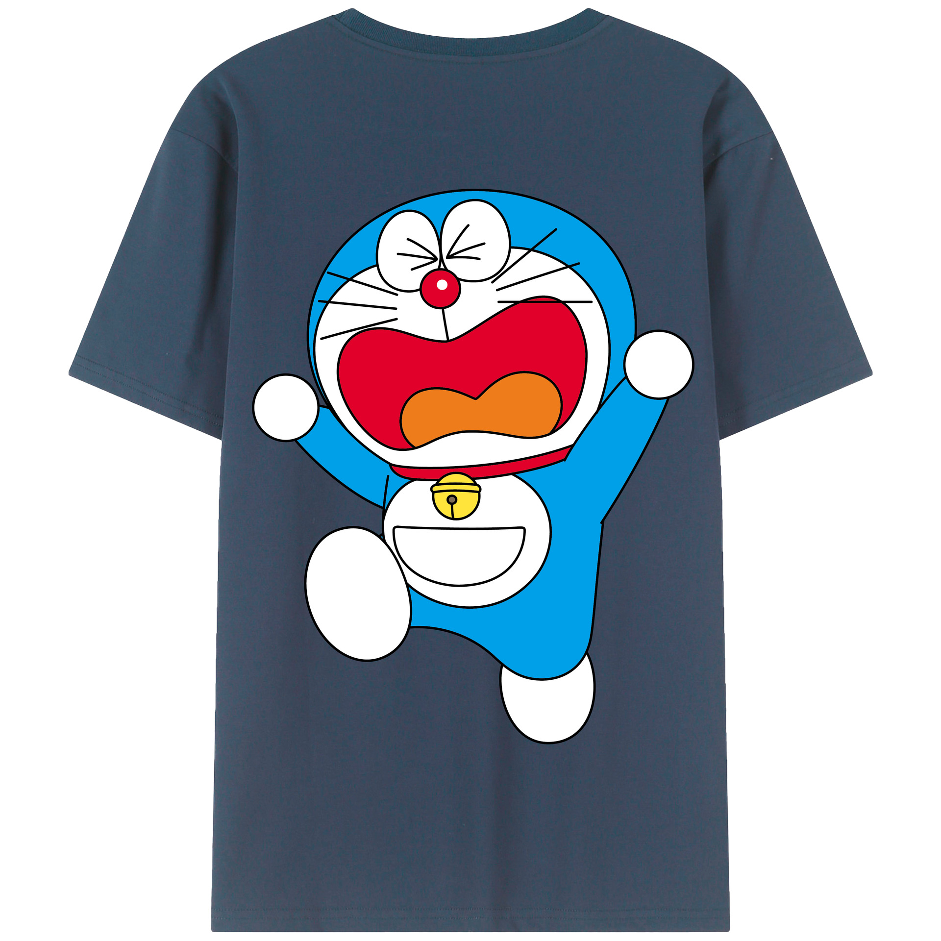 （画像用） ドラえもん Doraemon 綿100％半袖Tシャツ（背面プリント）
