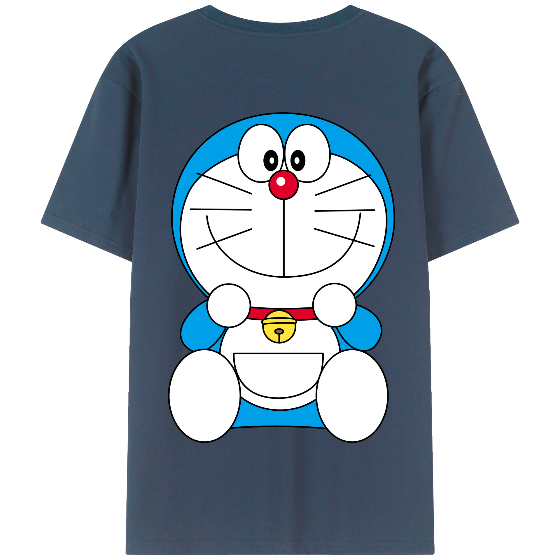 （画像用） ドラえもん Doraemon 綿100％半袖Tシャツ（背面プリント）