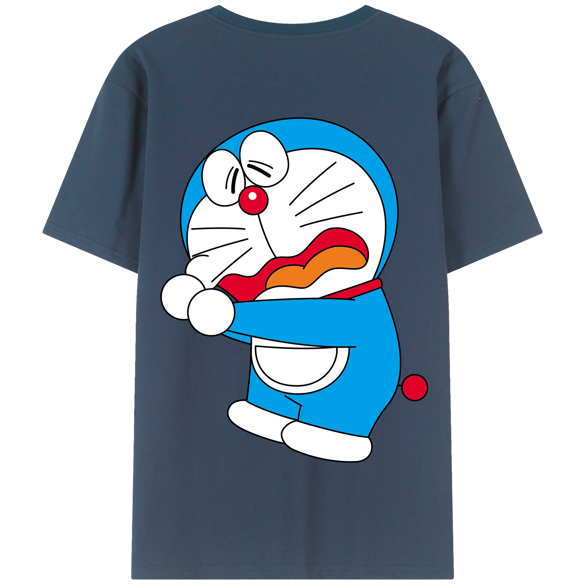 （画像用） ドラえもん Doraemon 綿100％半袖Tシャツ（背面プリント）