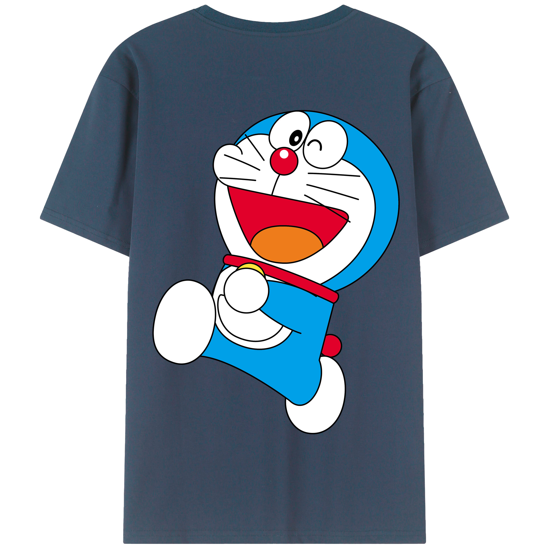 （画像用） ドラえもん Doraemon 綿100％半袖Tシャツ（背面プリント）