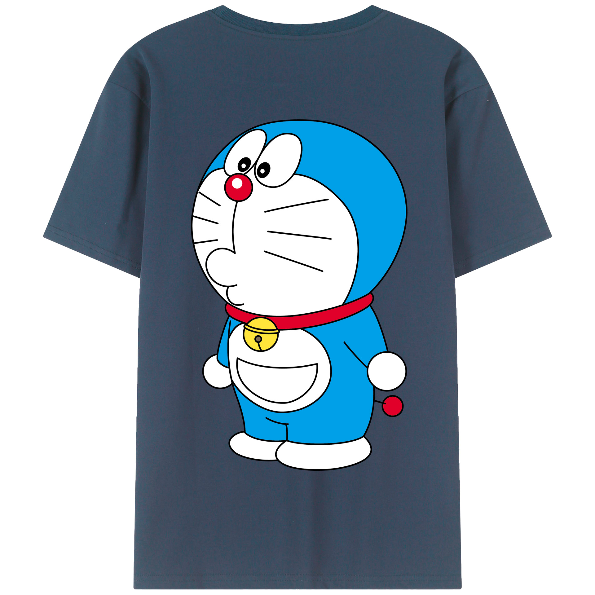 （画像用） ドラえもん Doraemon 綿100％半袖Tシャツ（背面プリント）