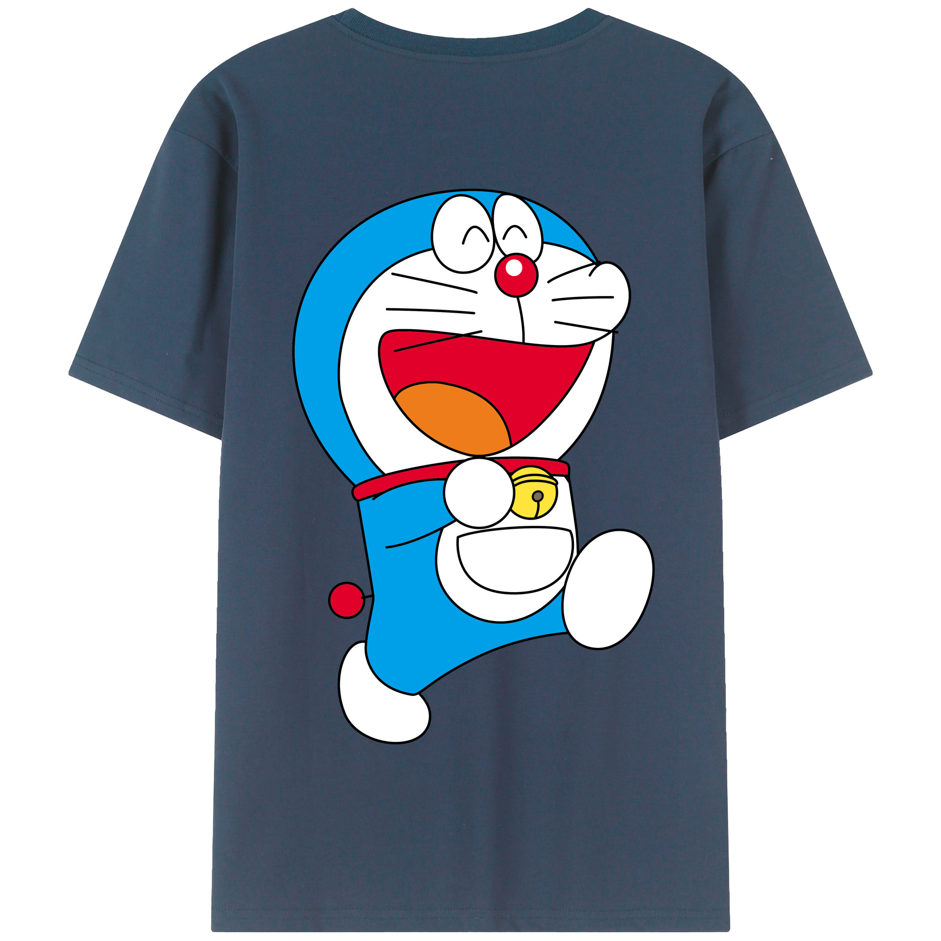 （画像用） ドラえもん Doraemon 綿100％半袖Tシャツ（背面プリント）