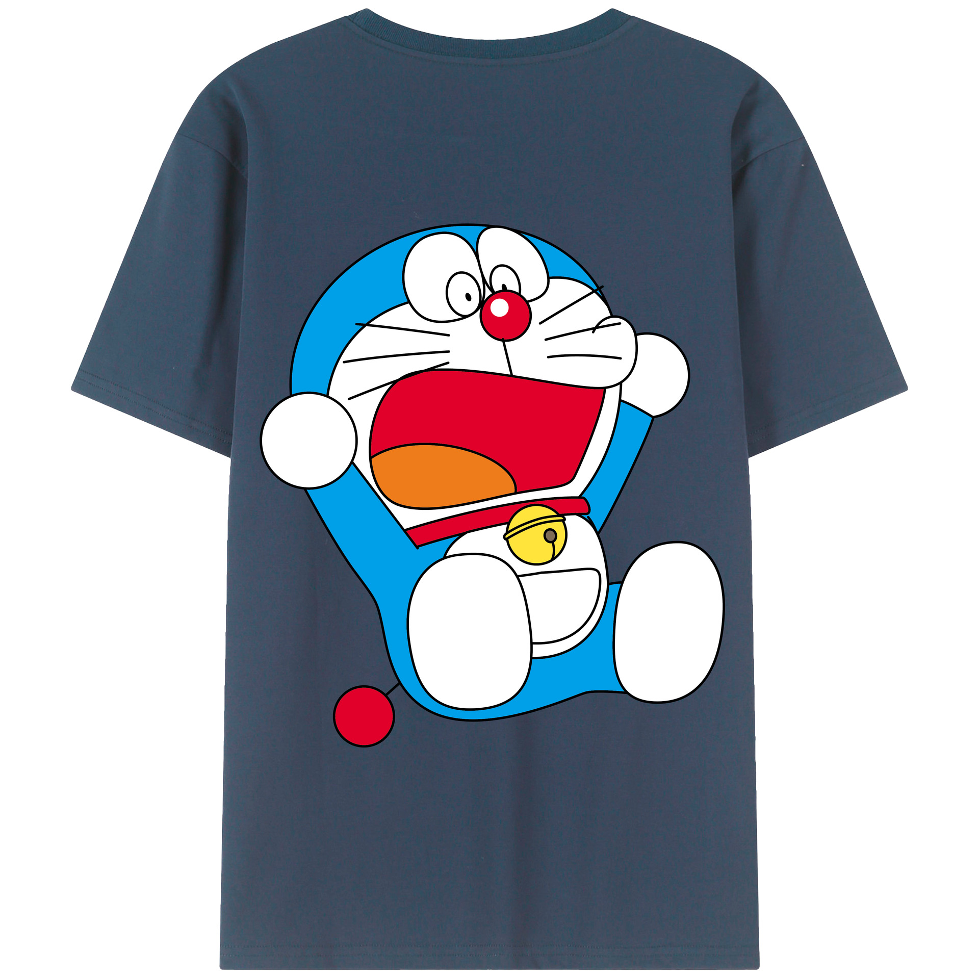 （画像用） ドラえもん Doraemon 綿100％半袖Tシャツ（背面プリント）