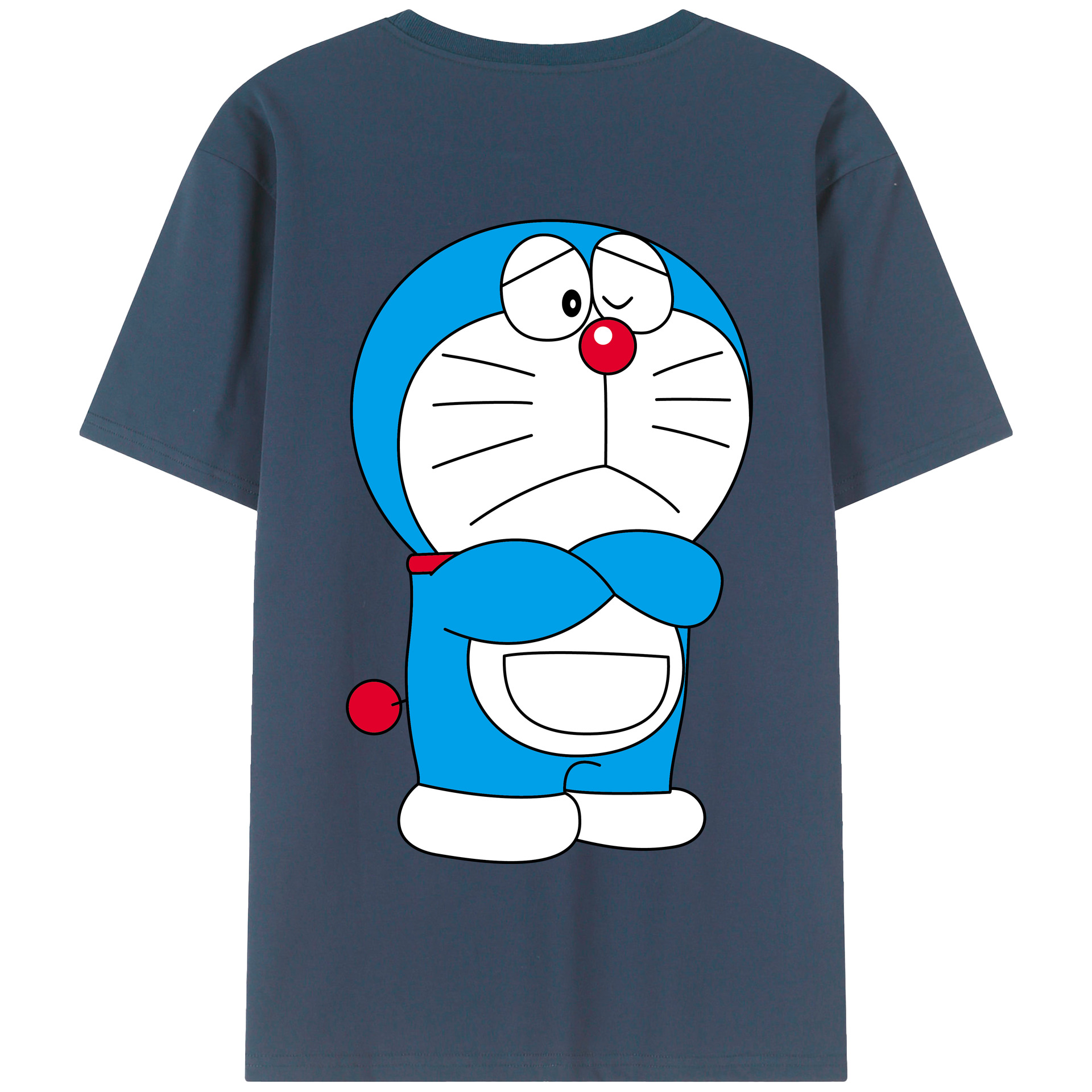 （画像用） ドラえもん Doraemon 綿100％半袖Tシャツ（背面プリント）
